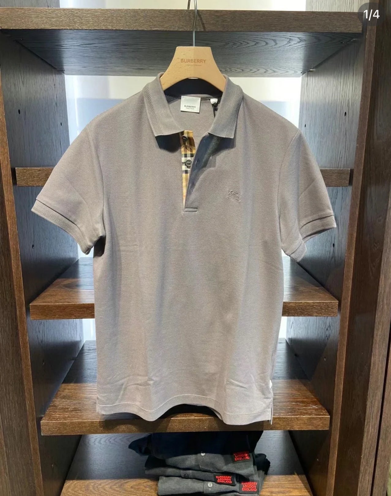 @Burberry Eddie 男生款Polo上衣/350P245 🔥折上六折🉐8120