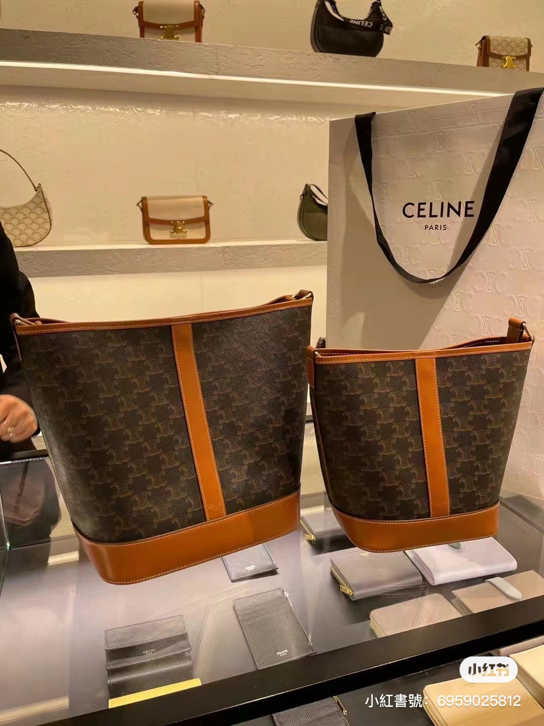 Celine▪️Bucket S 小款凱旋老花水桶包/1250E1300 🉐46500🇪🇺