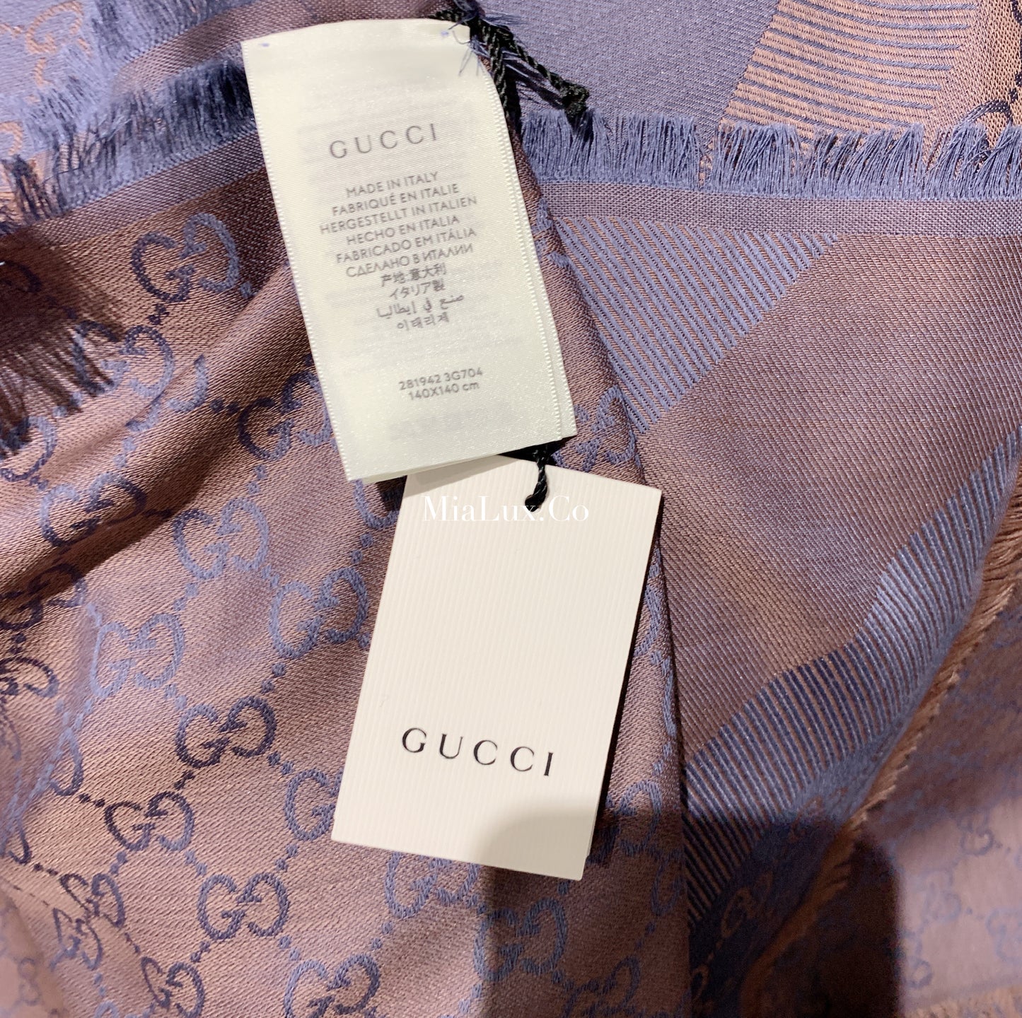*@Gucci Wool Scarf Square 羊毛大方巾/P180