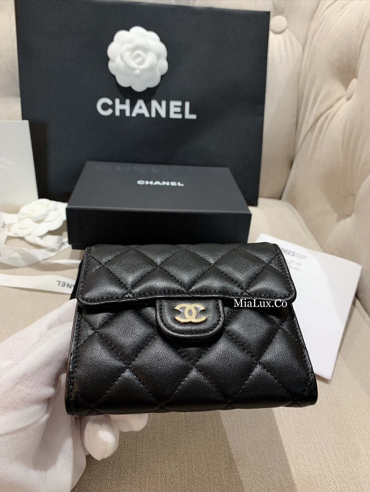 CHANEL▪️CF 三折短夾/850 🉐36800 🏷️