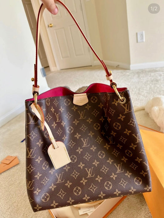❌LV Graceful PM 老花hobo包/1330✨🉐55530