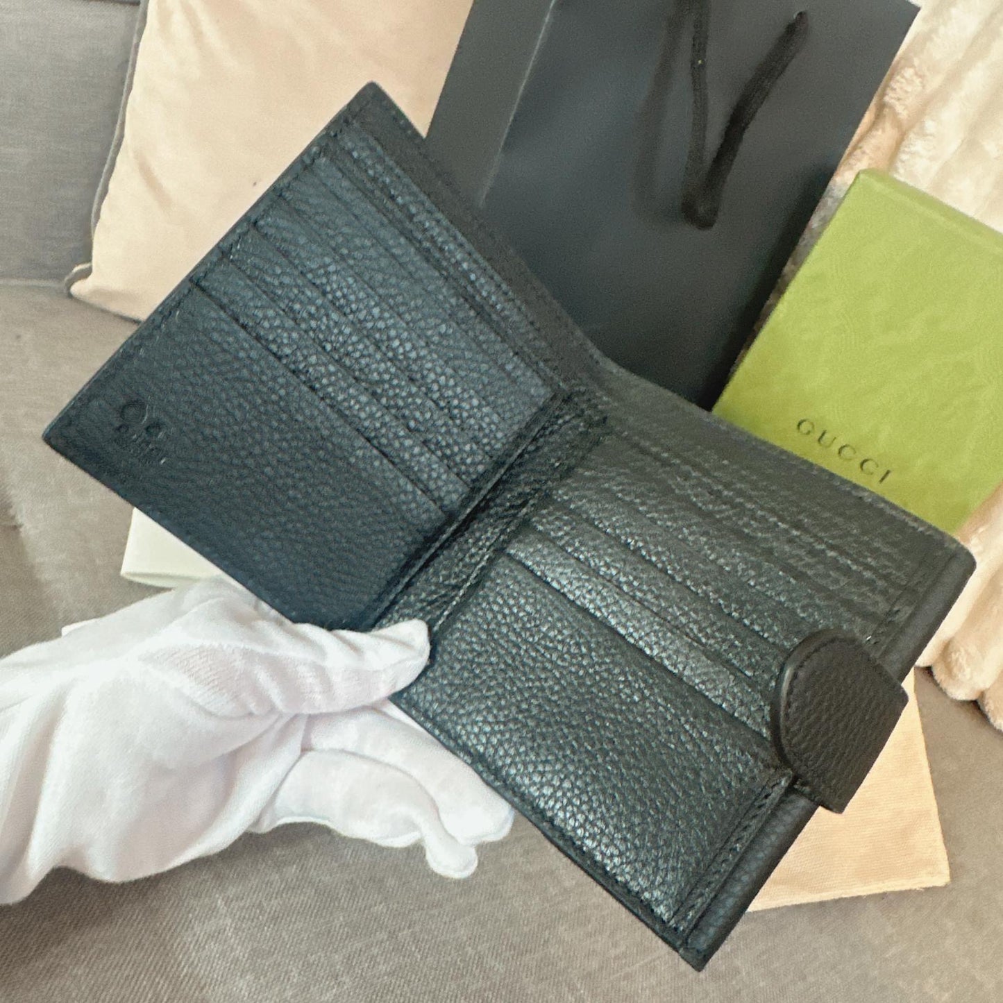 *現貨*@Gucci GG Marmont 馬夢黑色短夾 P11000 /T16800