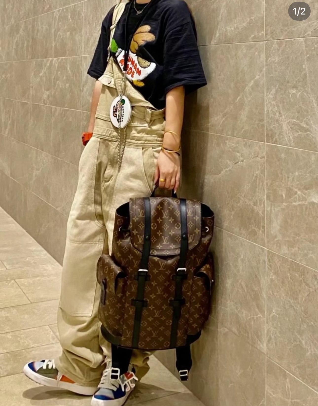 LV Christopher MM Backpack 中款男生款後背包/2560✨🉐105960
