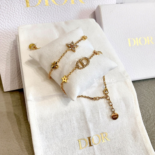 Dior Clair D Lune 經典CD星星雙手鏈/520E550 🉐20250🇪🇺