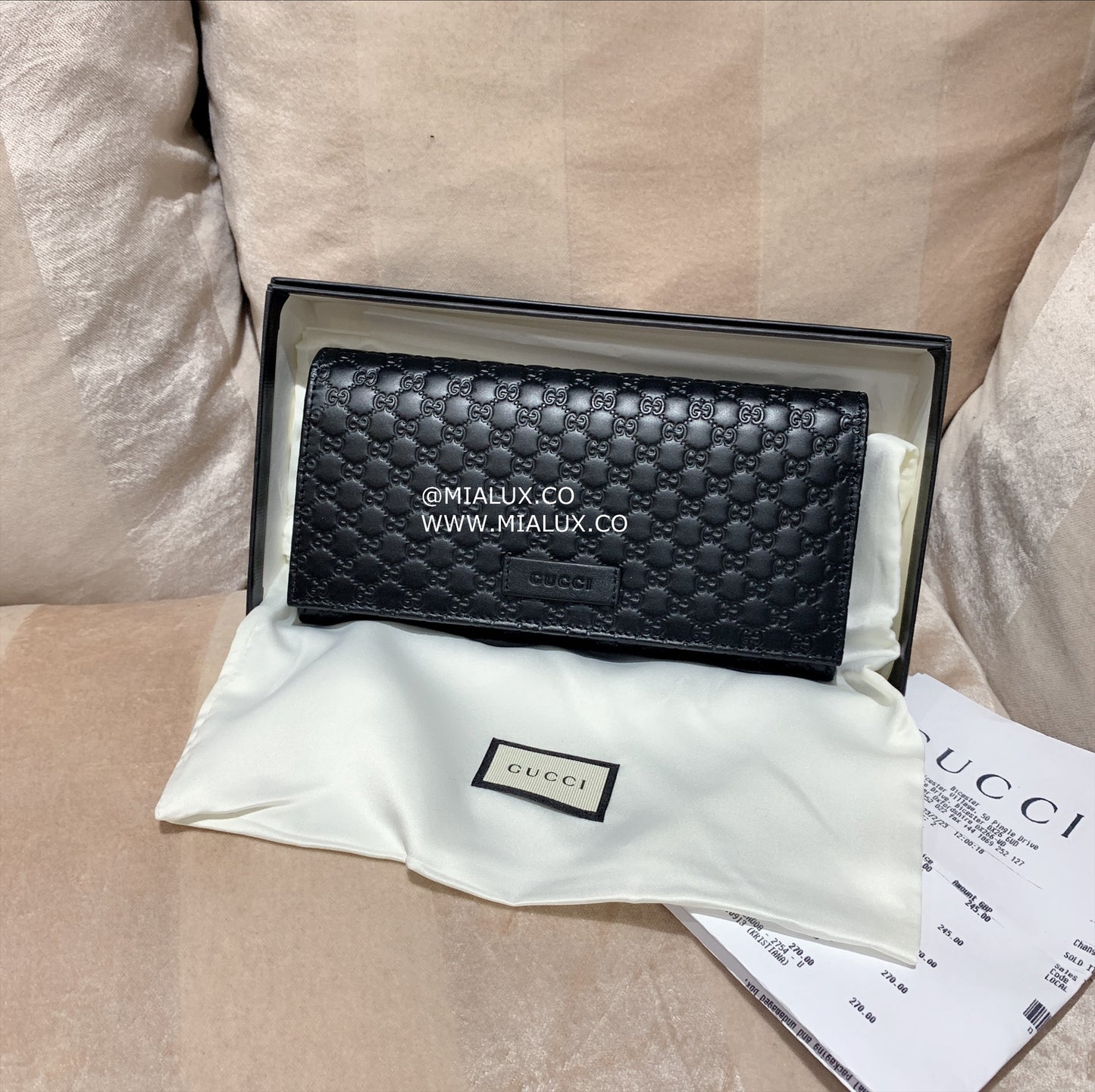 @Gucci▪️Embossed 壓紋翻蓋長夾/540P245 🔔限時折🉐11830