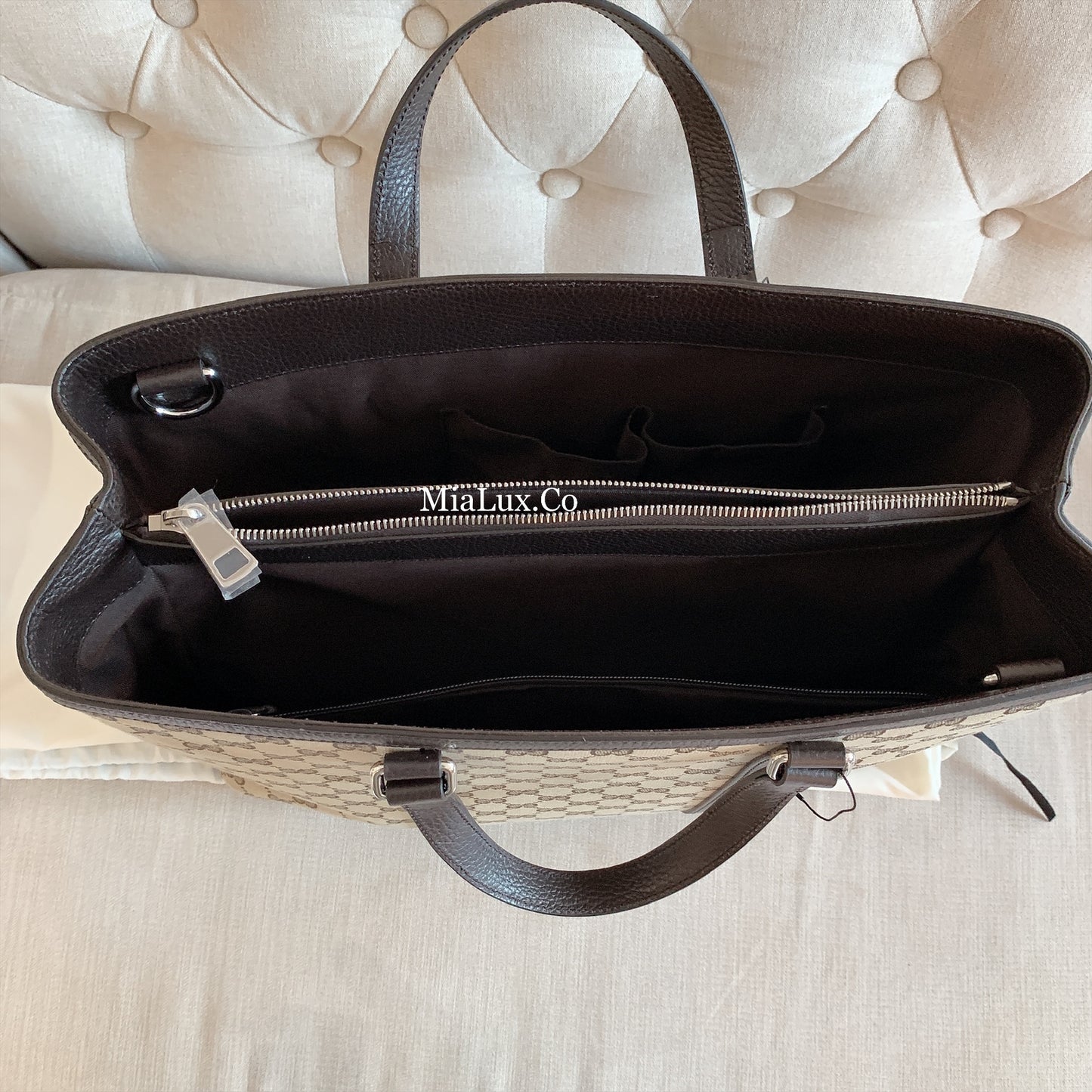 *@Gucci Canvas Tote L 大款男女款老花托特包/P500