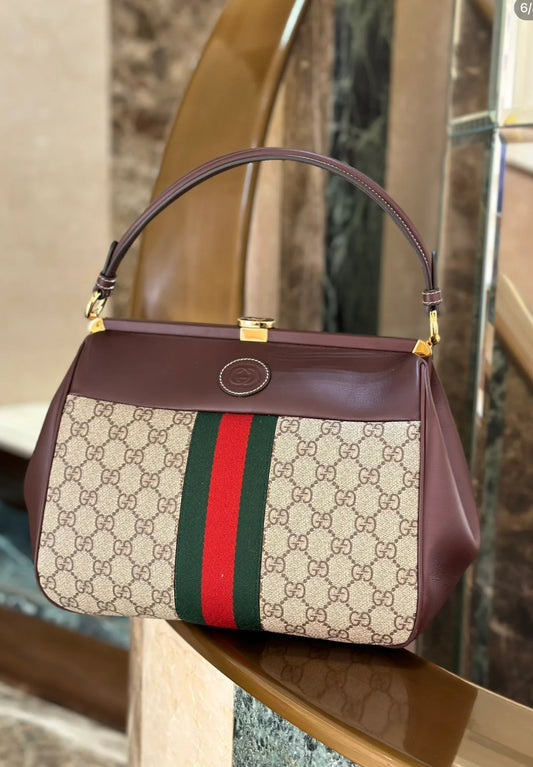 @Gucci Ophidia 口金大容量肩背鏈包/3340P1170 🔔限時折🉐53450