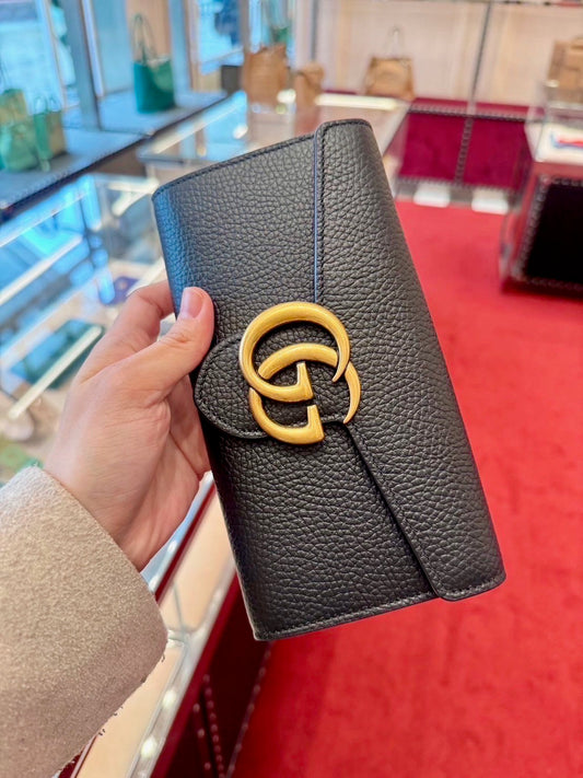 *@Gucci Marmont 馬夢掀蓋長夾 🔔限時折🉐18800🏷️