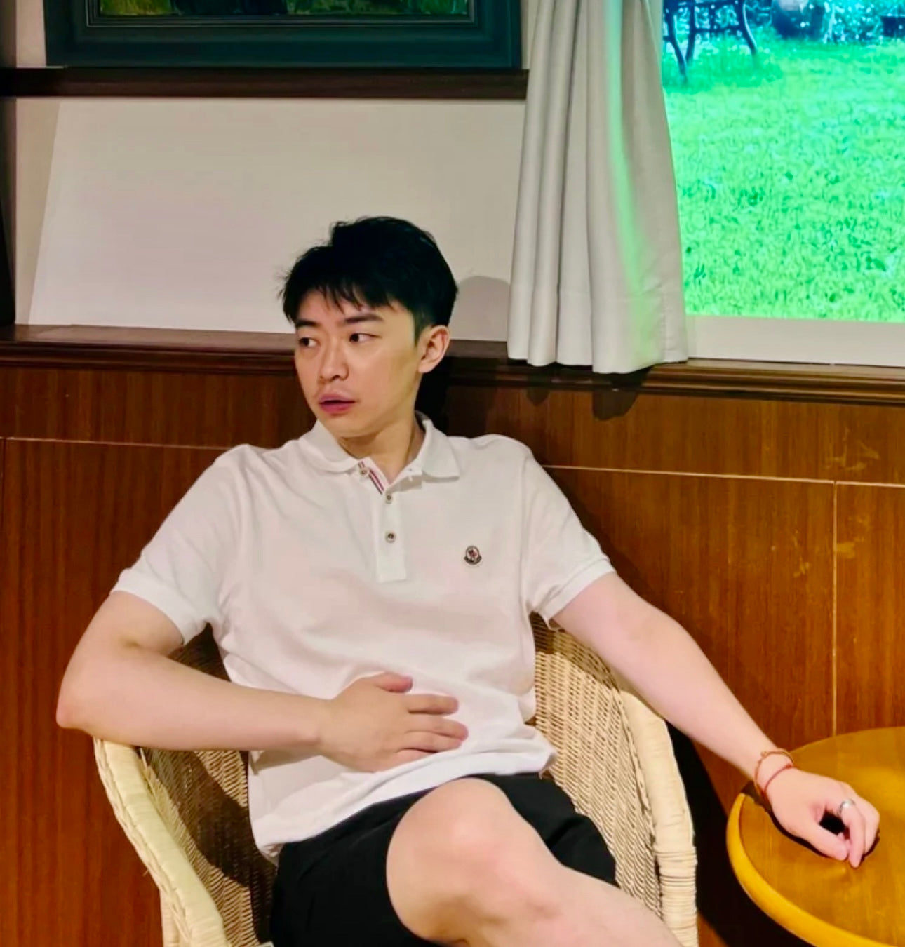 @Moncler Polo 男生款彩釦POLO上衣/265P181 🔔限時折🉐8950