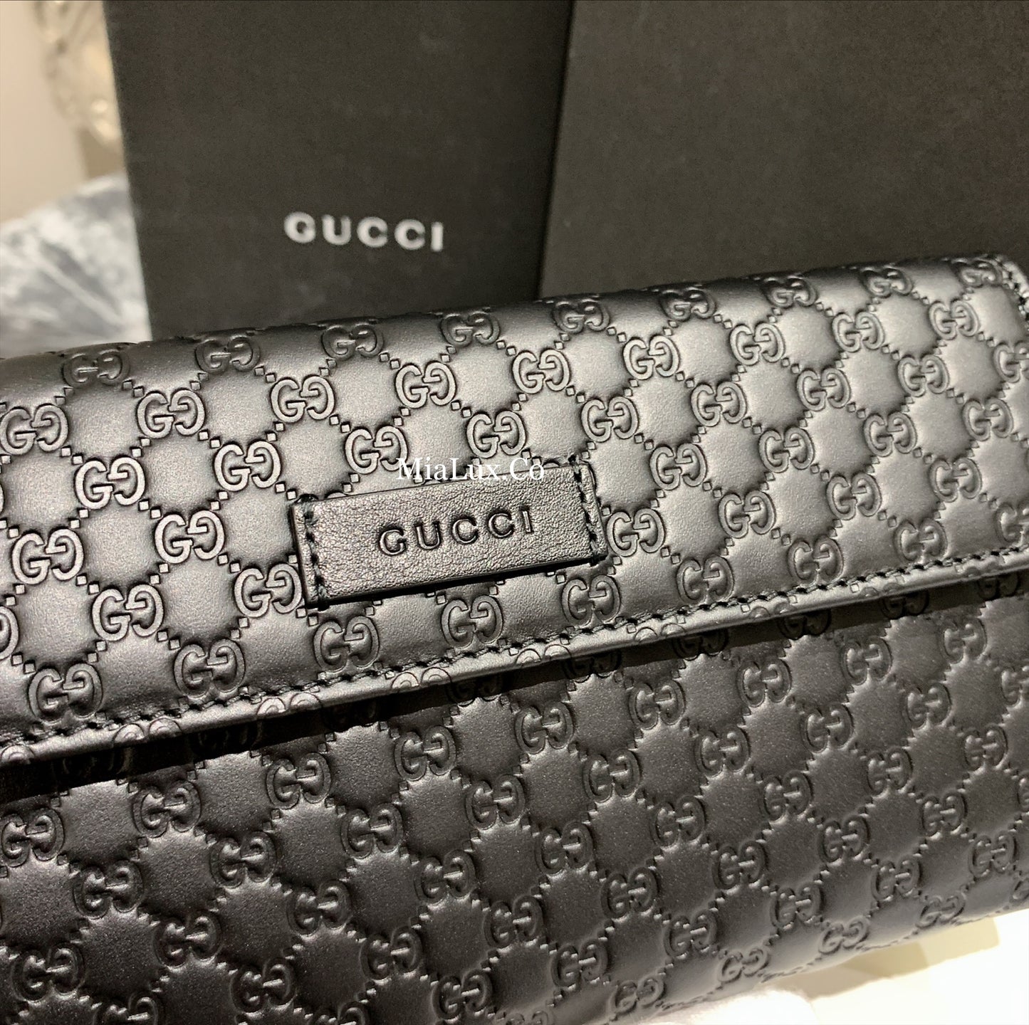 @Gucci▪️Embossed Flap Wallet 壓紋半翻蓋拉鍊長夾/P270 🔔限時折🉐13150