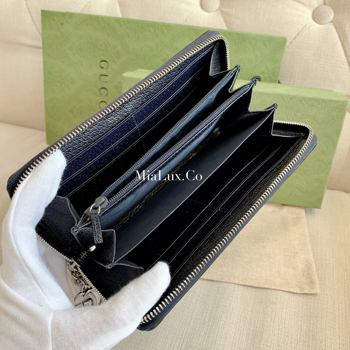 Gucci▪️Ophidia GG Zip 老花拉鍊長夾/540E595 🉐22420🇪🇺