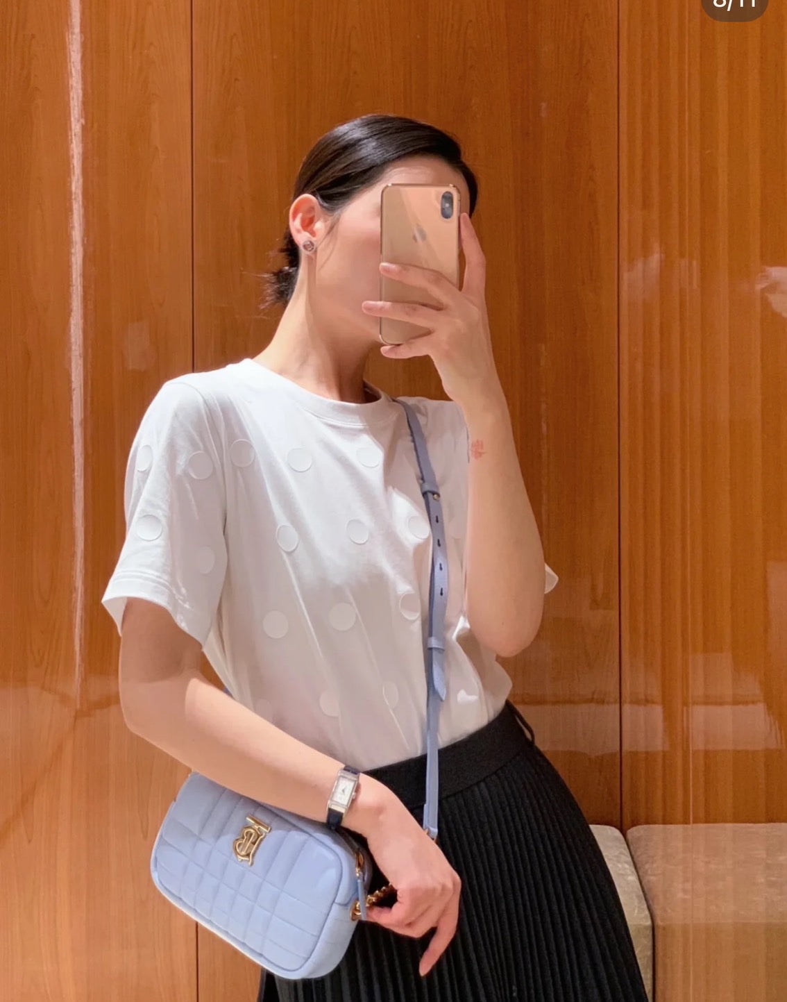 ❌@Burberry Lola TB Mini 相機包-藍/P389 🔥折上七折🉐13250