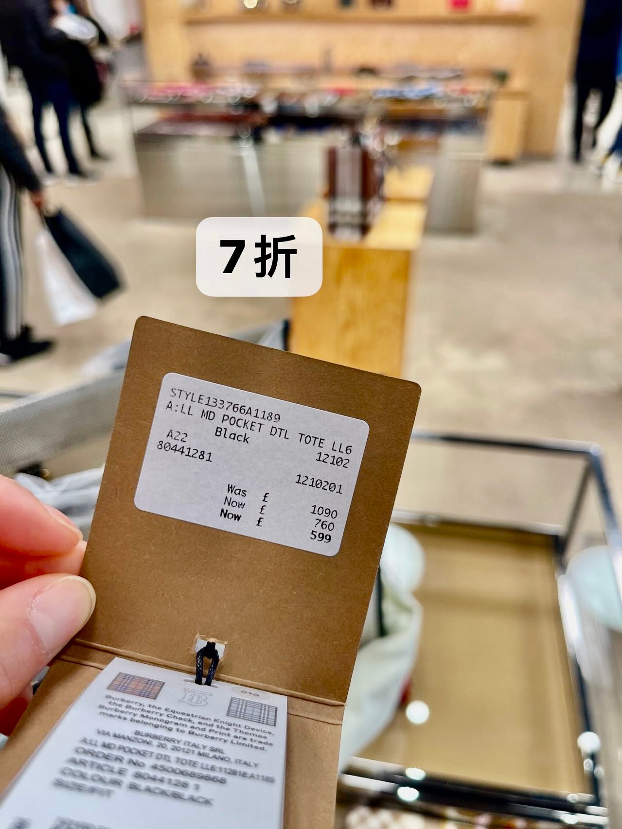 @Burberry Freya MD 中款托特包-灰/1090P599 🔥折上七折 🉐19870