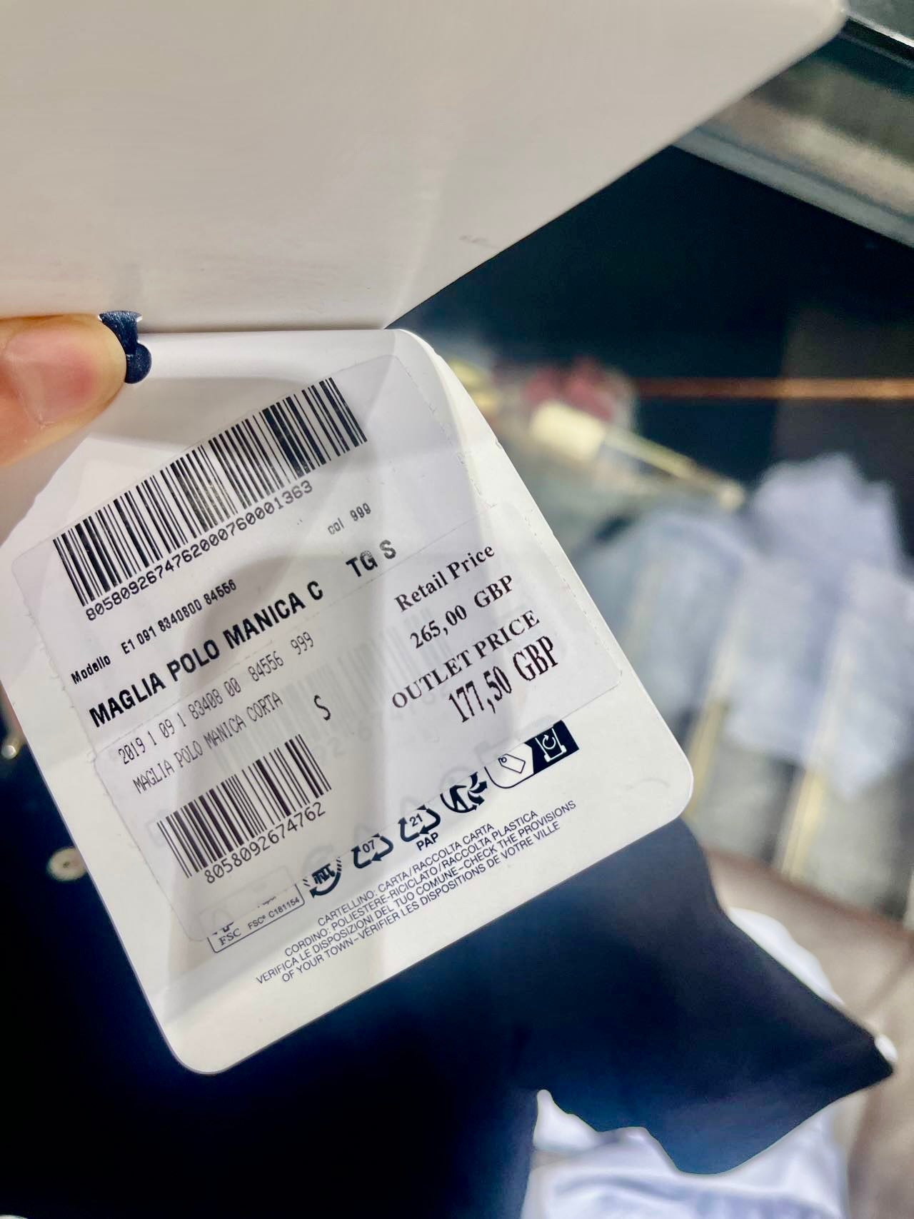 @Moncler Polo 男生款彩釦POLO上衣/265P181 🔔限時折🉐8950