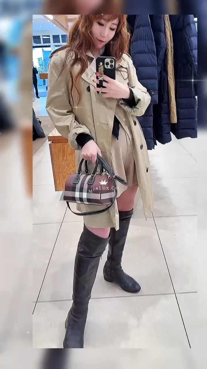 Burberry▪️Bowling Mini 保齡球包-咖/1050H945 💚折扣🉐38800