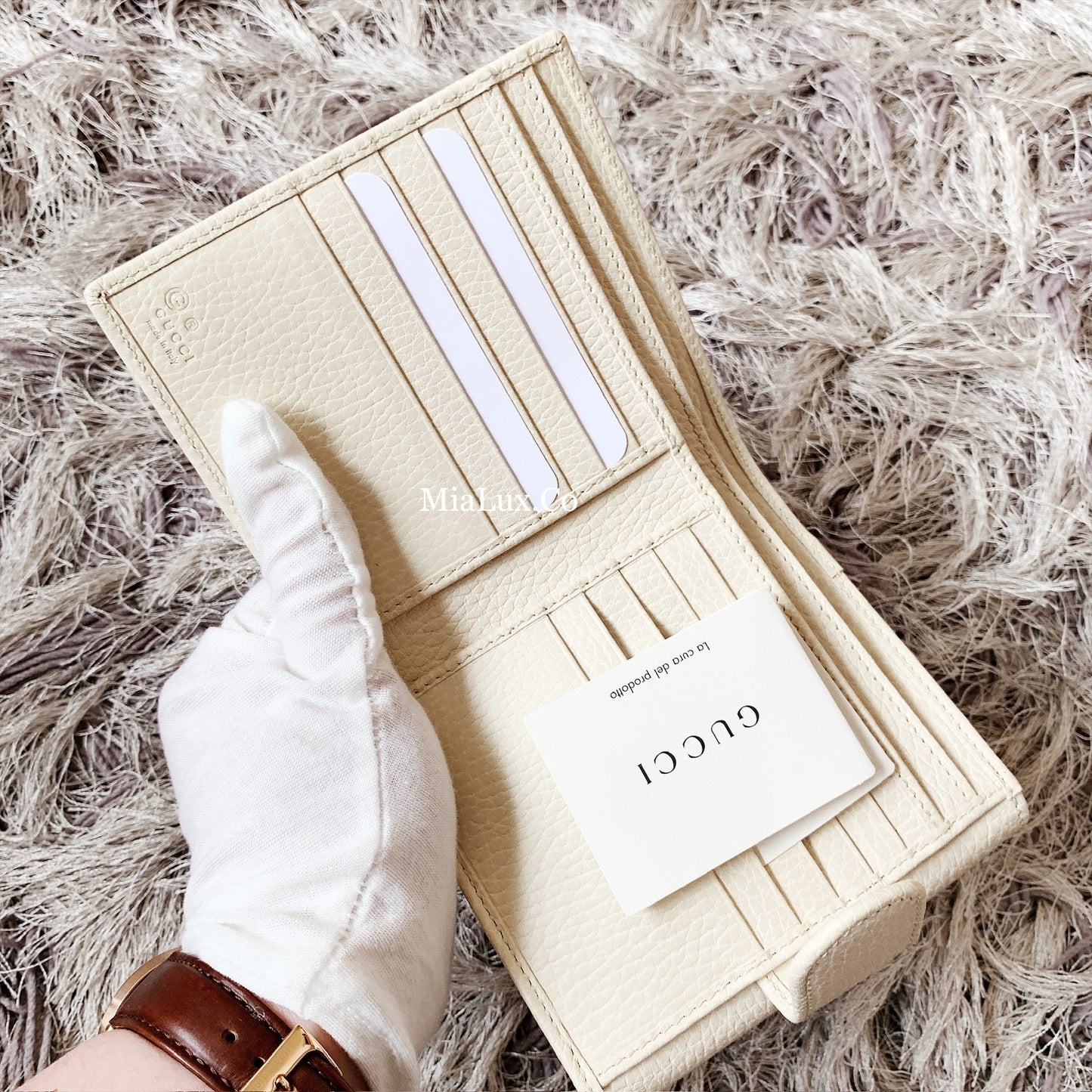 *@Gucci▪️Interlocking 雙G銀扣短夾/510P230 🔔限時折🉐11150