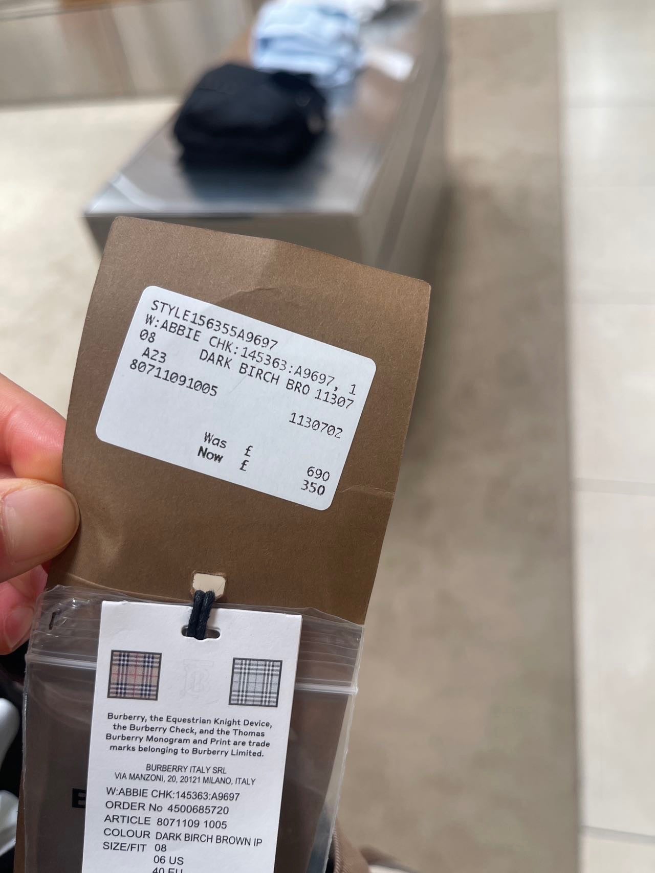 @Burberry Abbie 格紋衣裙/690P350 🔥下殺🉐16550