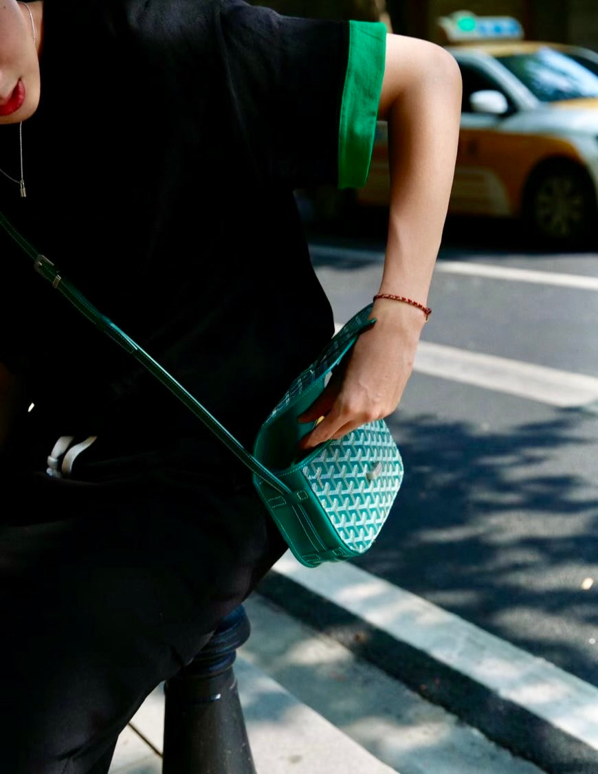 Goyard▪️Belvedere PM 馬鞍郵差包/2020E2300 🍀🉐93000🇪🇺