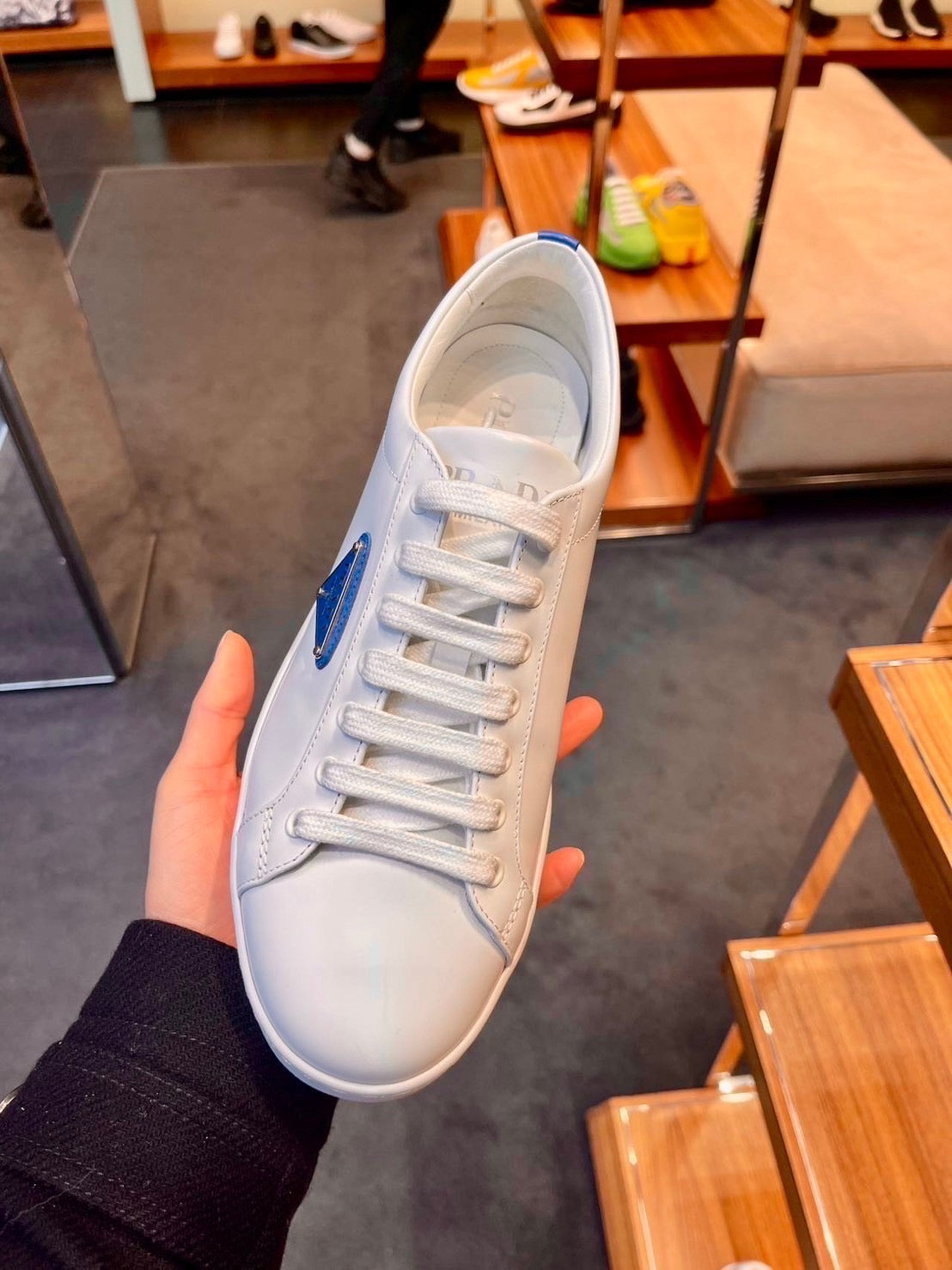 @Prada Trainer 男女款三角標鞋/650P330 🔔限時折🉐15850