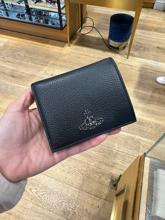 @VW Grain 黑色對開短夾/140P91 🔔限時折🉐4900