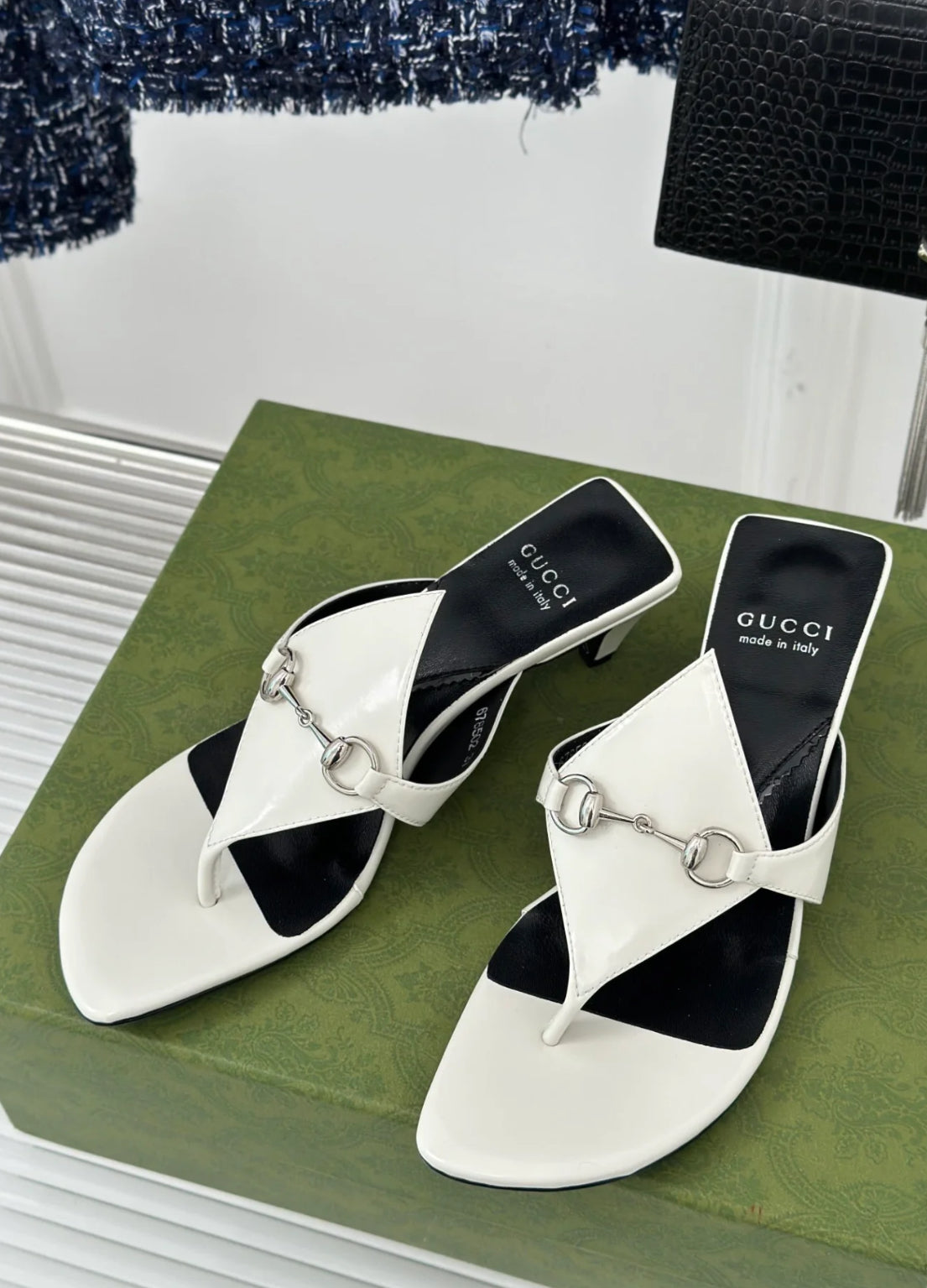 @Gucci Mariame 馬銜扣高跟涼拖鞋/635P320 🔔限時折🉐15200