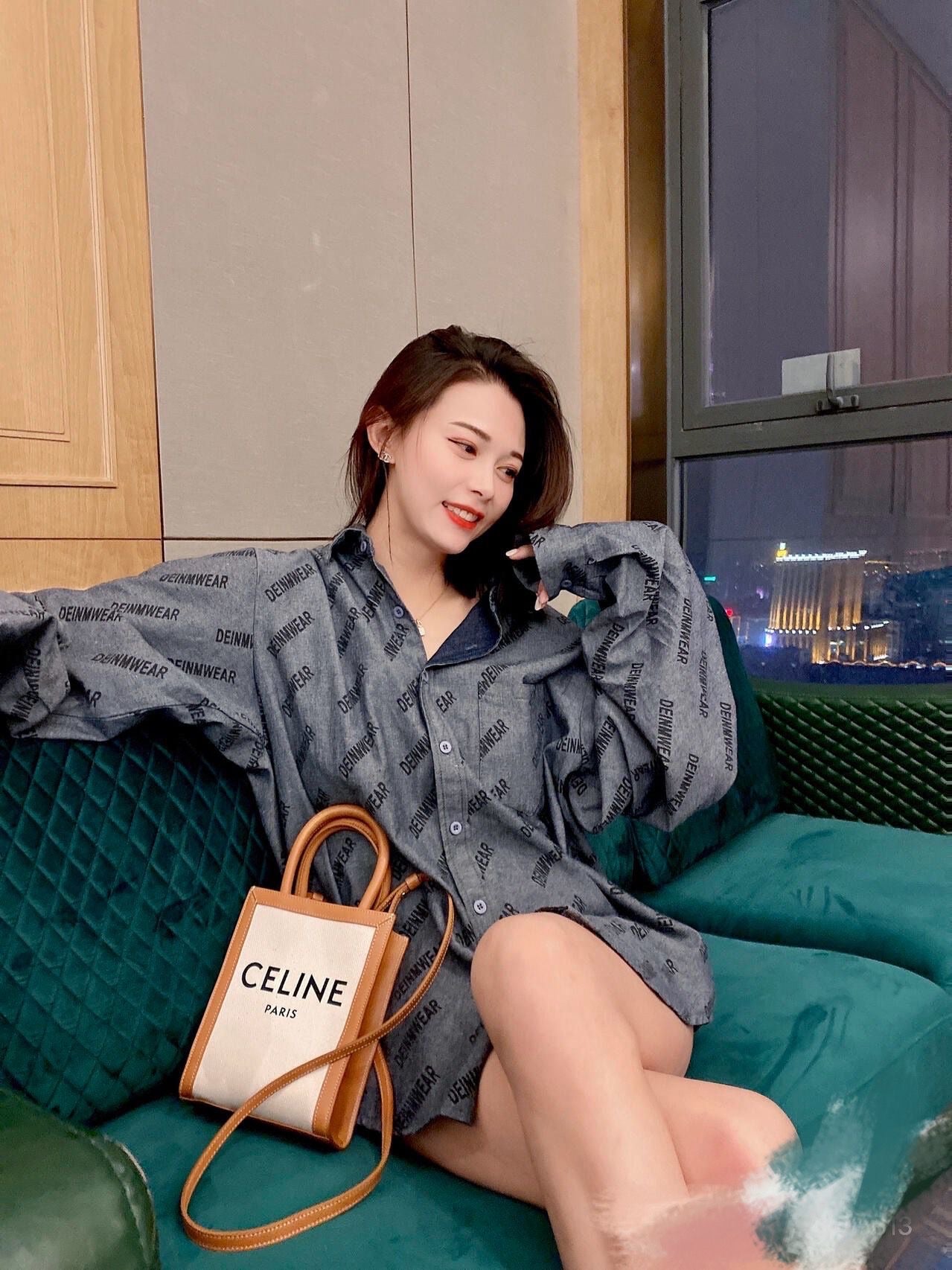 @Celine Mini Cabas Vertical 迷你款托特包/1100P572🔥折上九折🉐23970