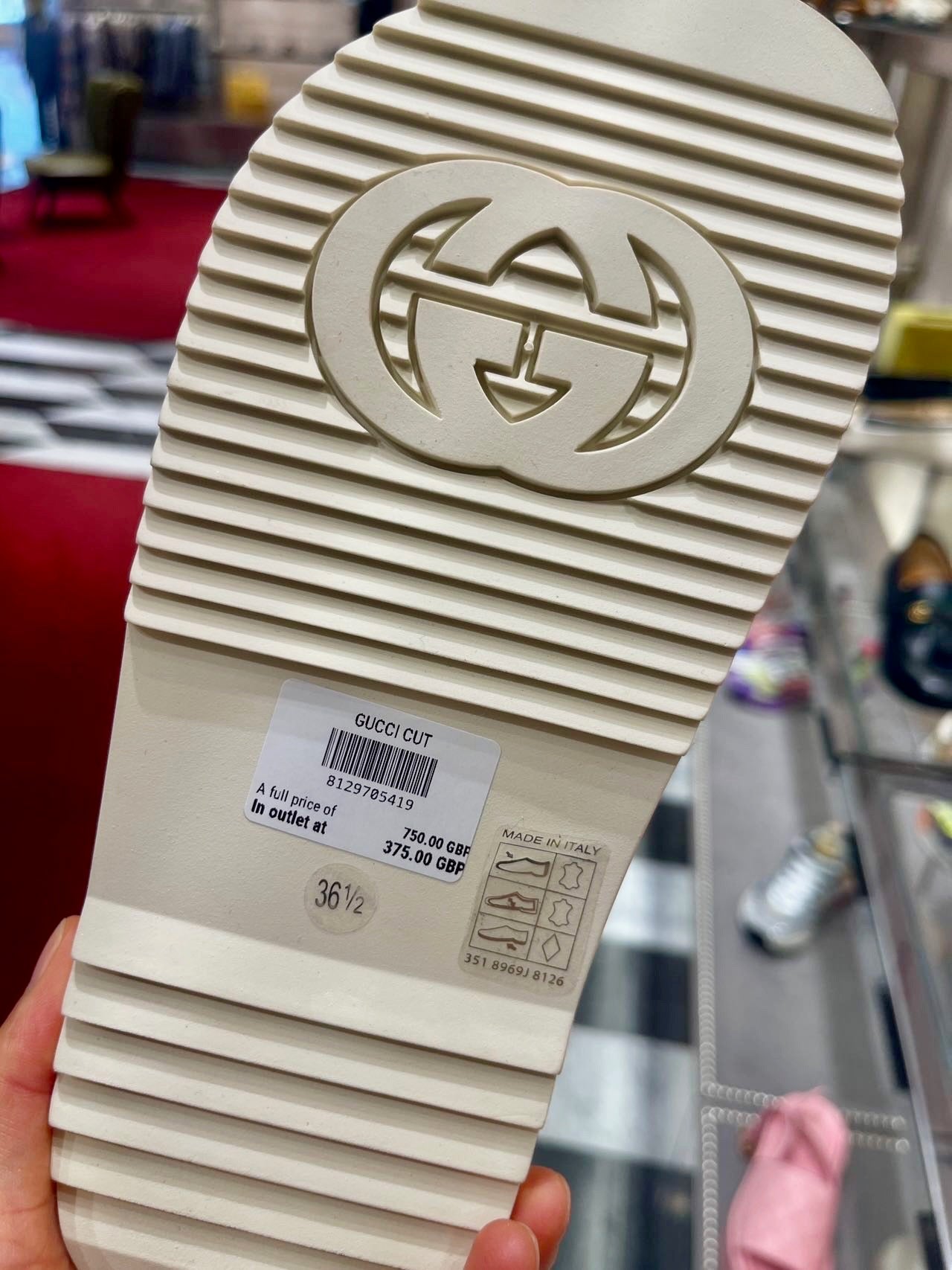 @Gucci Sandals 皮革涼鞋/750P375 🔔限時折🉐17680