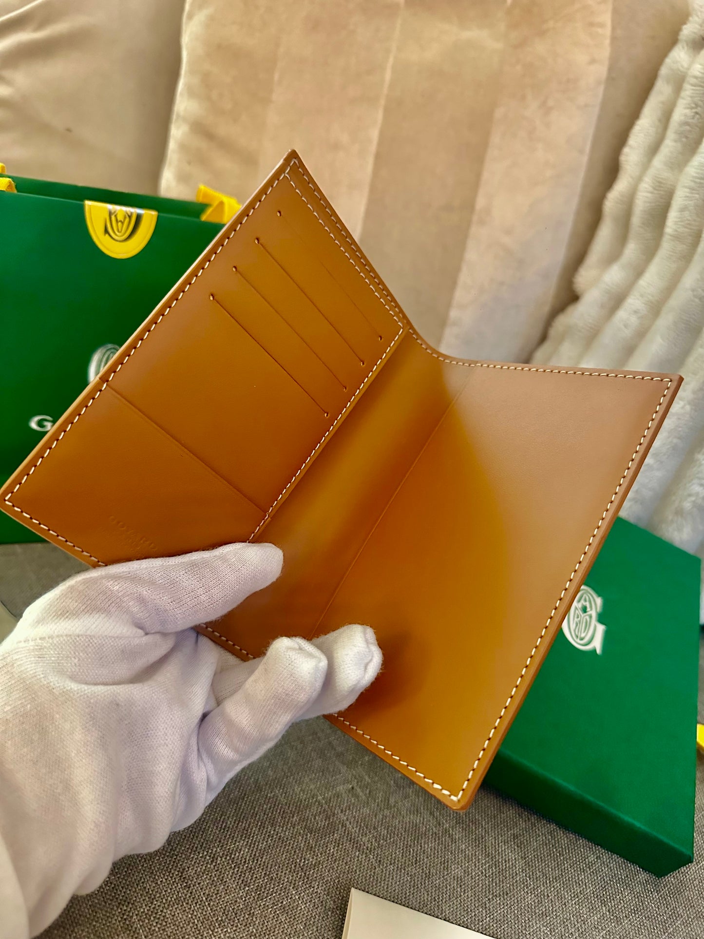 *現貨*Goyard Grenelle Passport Holder 黑棕護照夾 特價✨🉐26800