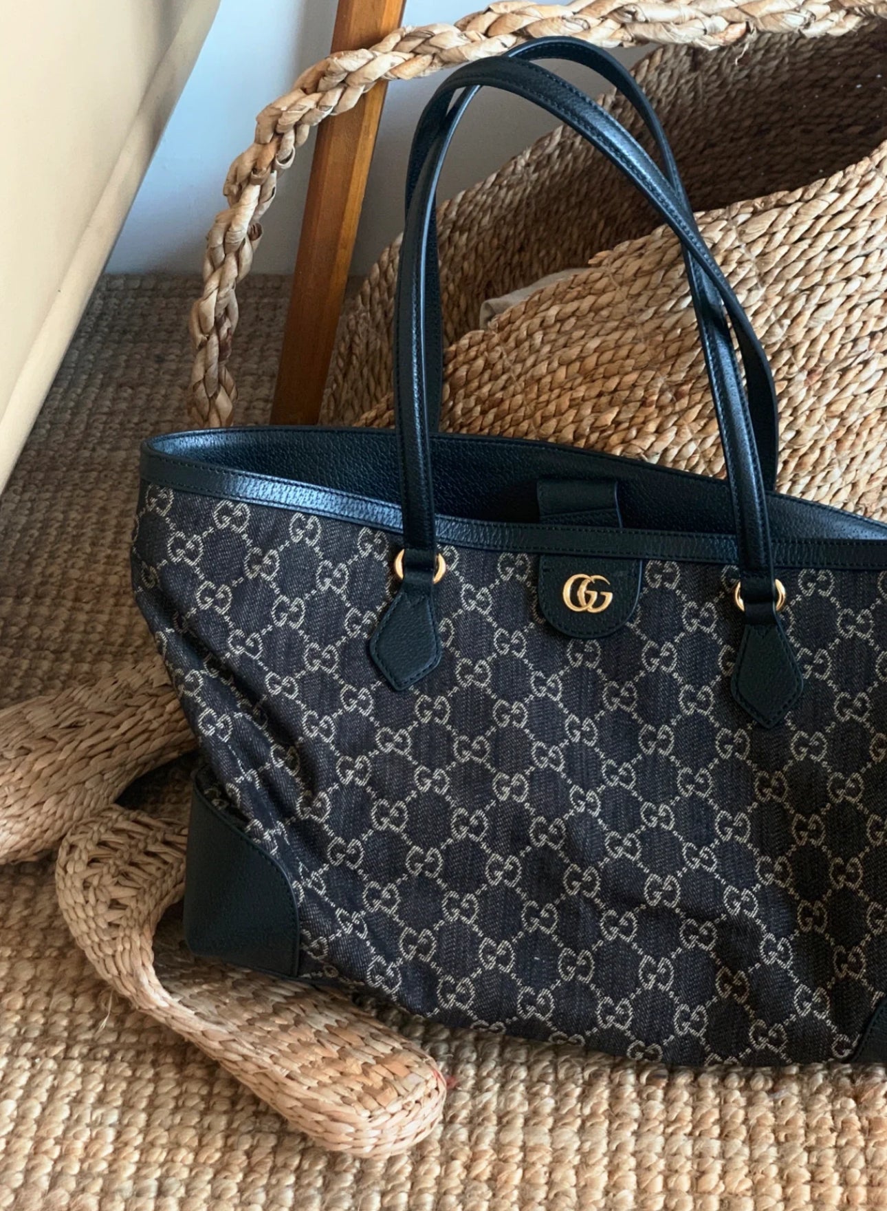 *@Gucci▪️Denim Ophidia 牛仔托特包/P850