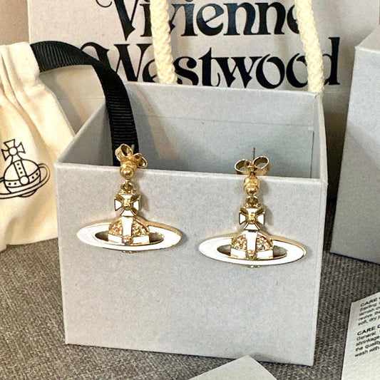 *現貨*@Vivienne Westwood土星耳環  P3500 /T6000