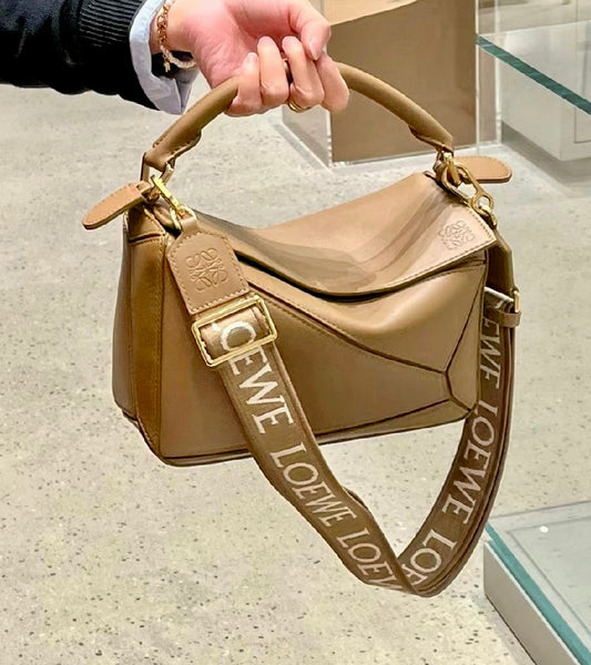 Loewe Puzzle bag S 小款緹花肩帶拼圖包/2800