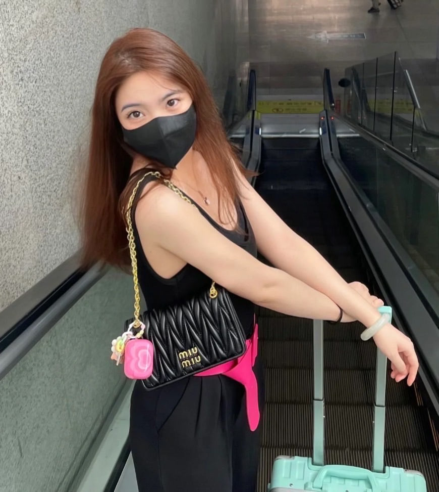 MiuMiu Matelasse Nappa Mini 掀蓋鏈條包/1700C1331 ㊙️折扣🉐53800💰