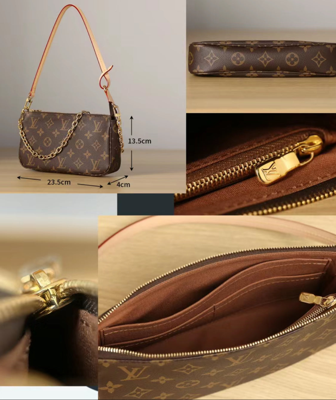 LV Pochette Accessoires 老花麻將包/1210✨🉐51820