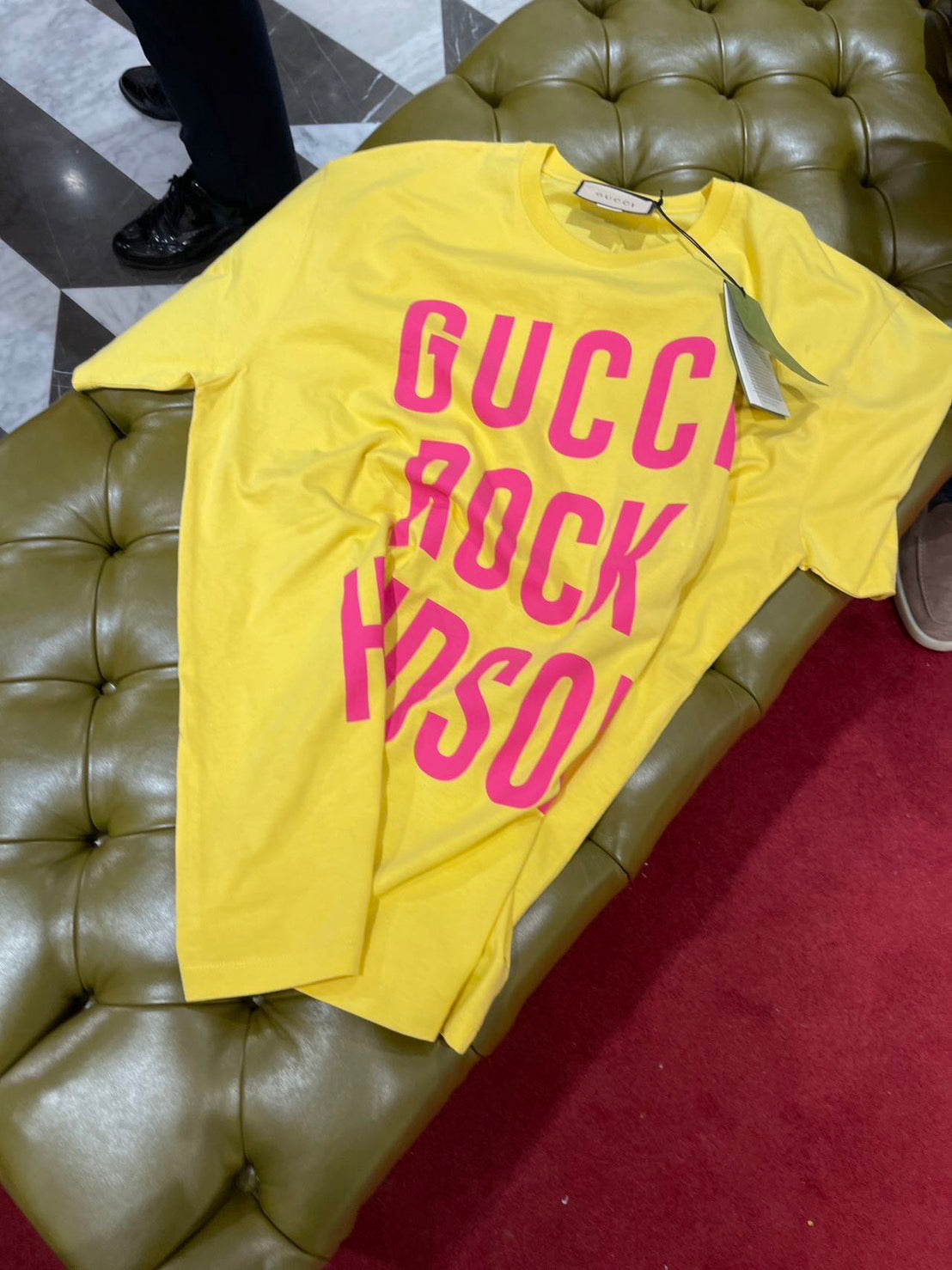 @Gucci 文字T恤上衣/119 🔥下殺🉐6860