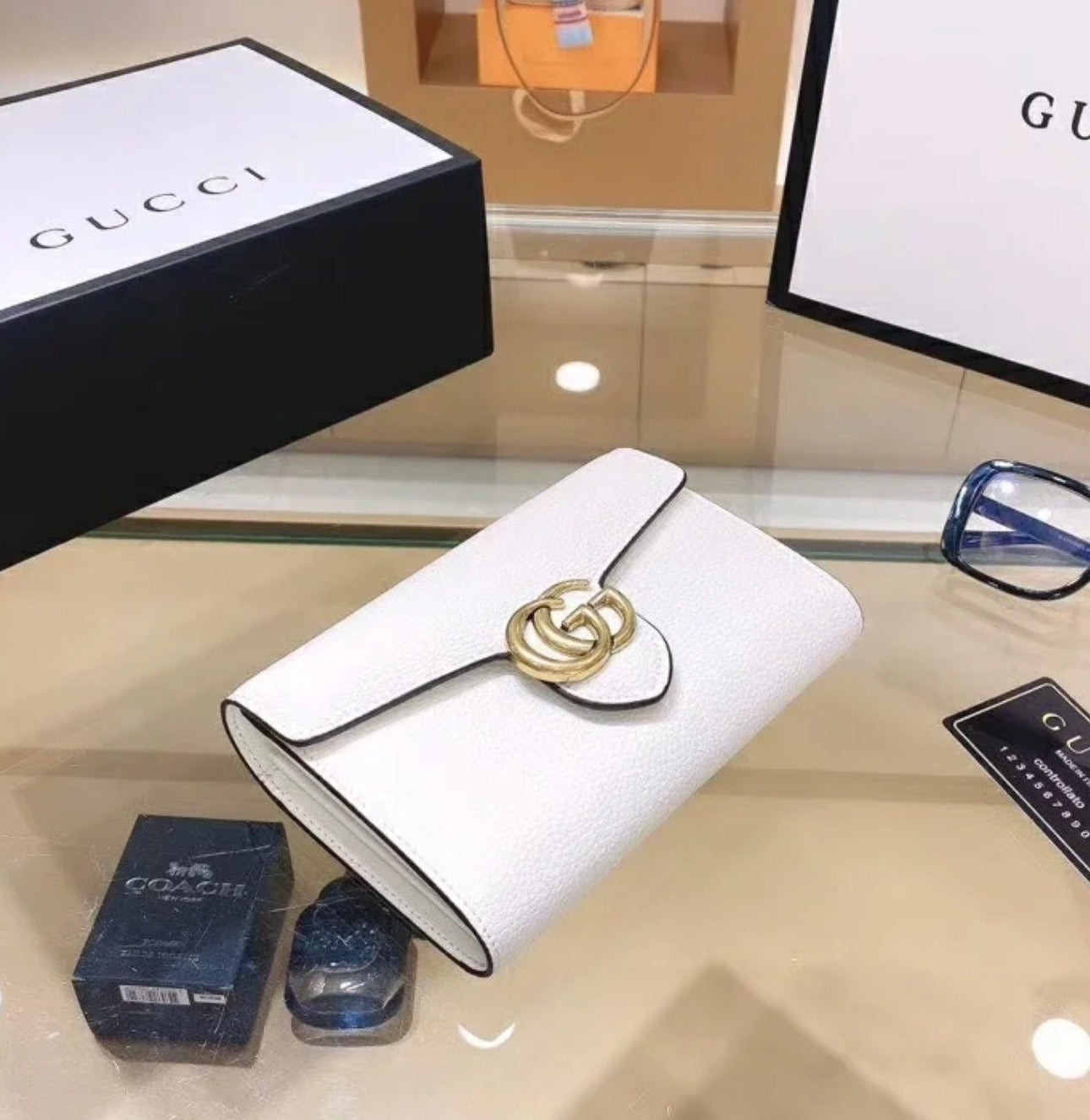 *@Gucci GG Marmont Long W 馬夢長夾/520P355 🔔限時折🉐16980