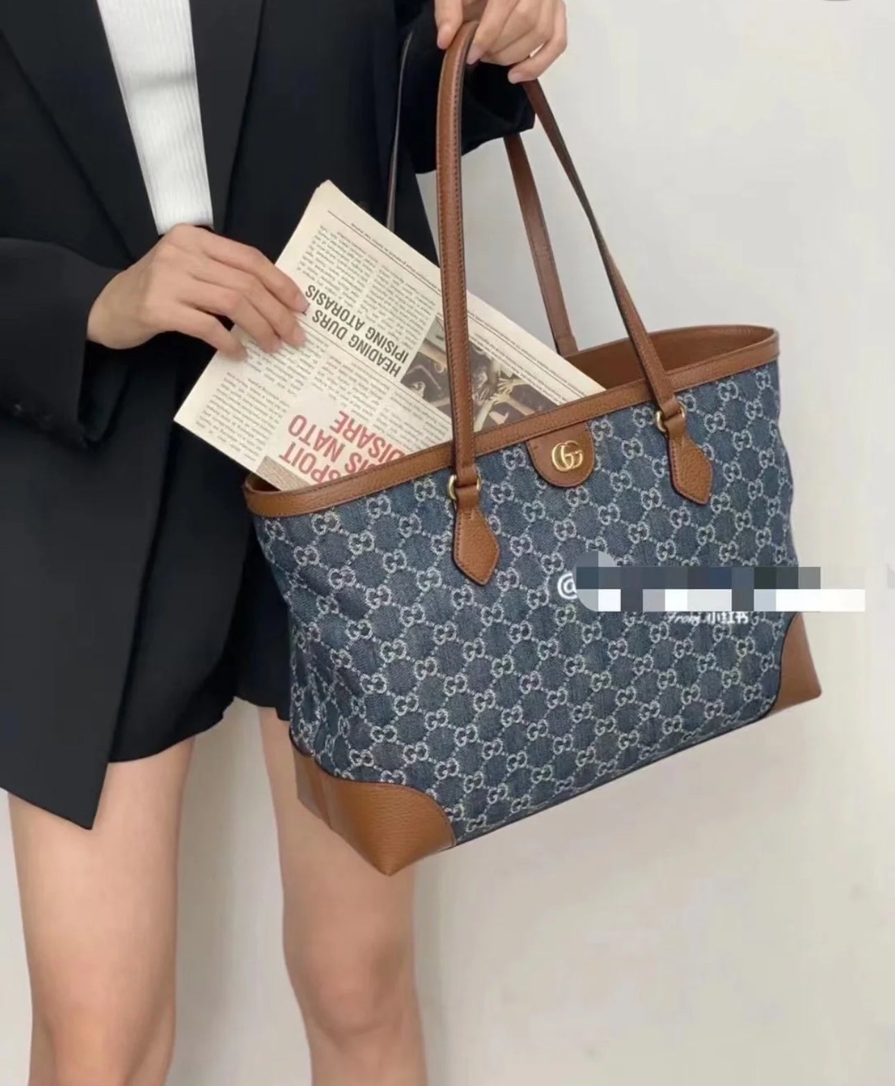 *@Gucci▪️Denim Ophidia 牛仔托特包/P850