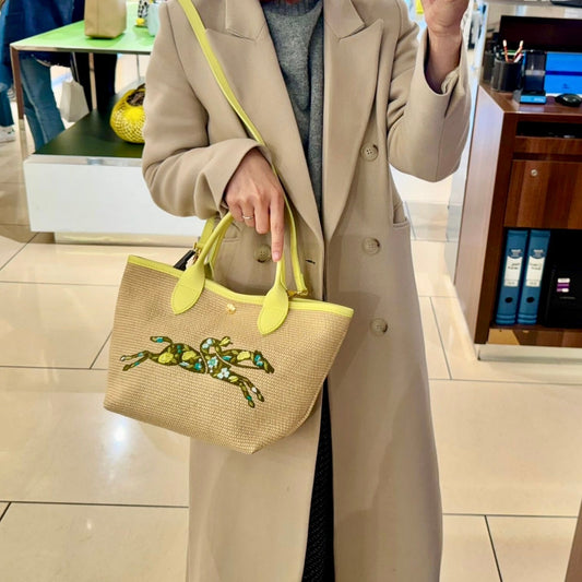 @Longchamp Le Panier Pliage S Basket 帆布手提包/205P101 🔔限時折🉐5350