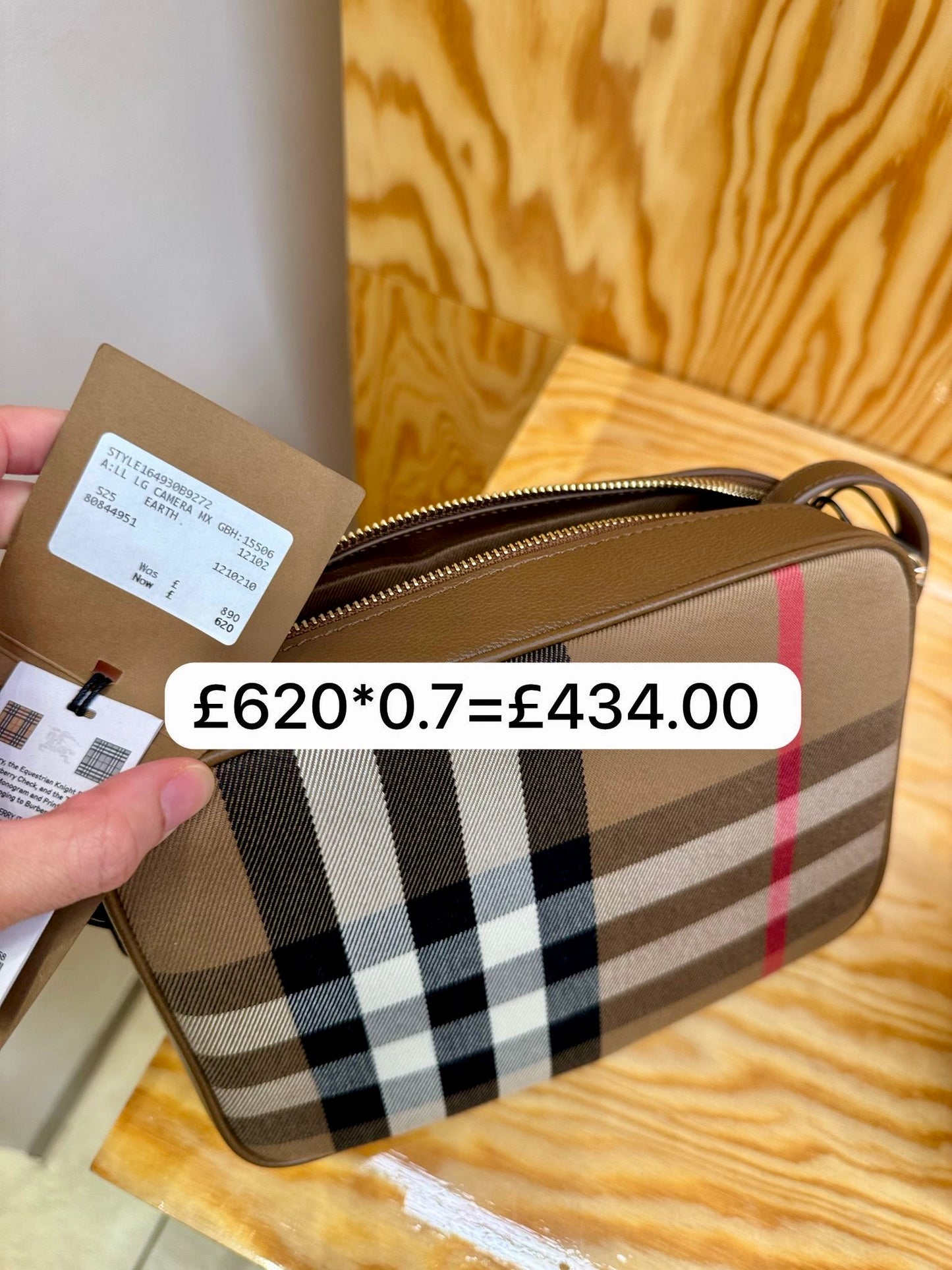 @Burberry Camera Bag 格紋相機包 🔥折上七折