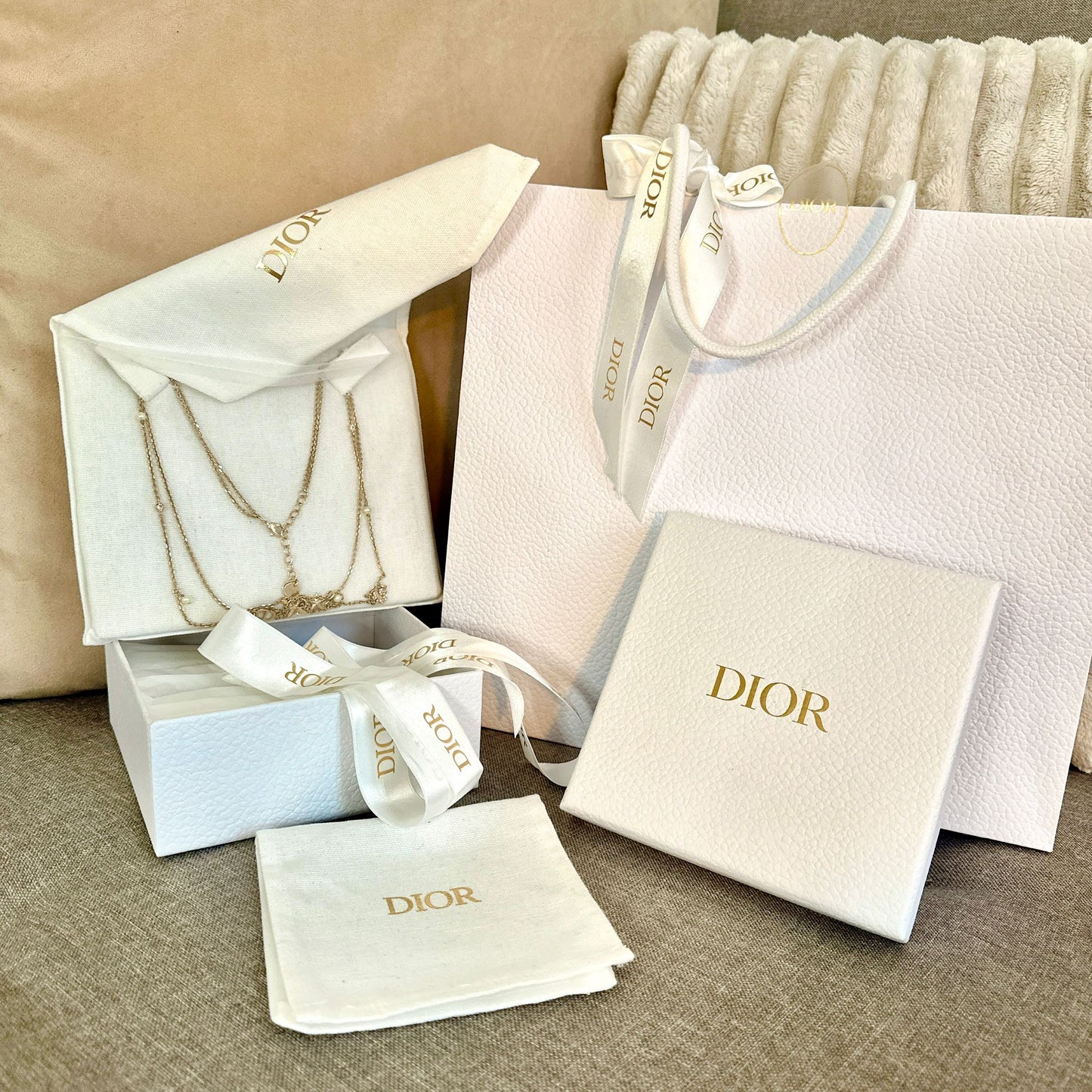*現貨*@Dior▪️Necklace 雙條小蜜蜂綴飾項鍊 P15000 /T22000