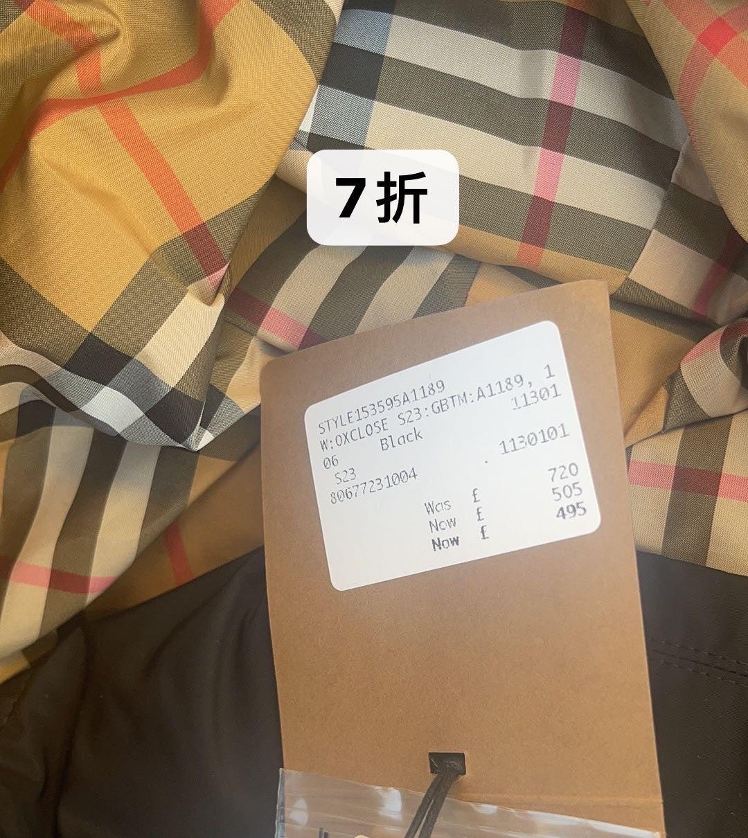 @Burberry Oxclose 長外套/720P495 🔥折上七折🉐16590