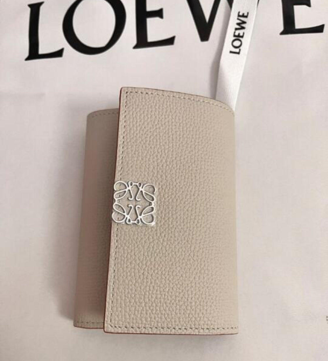 Loewe▪️Anagram Vertical S 直式三折短夾/495