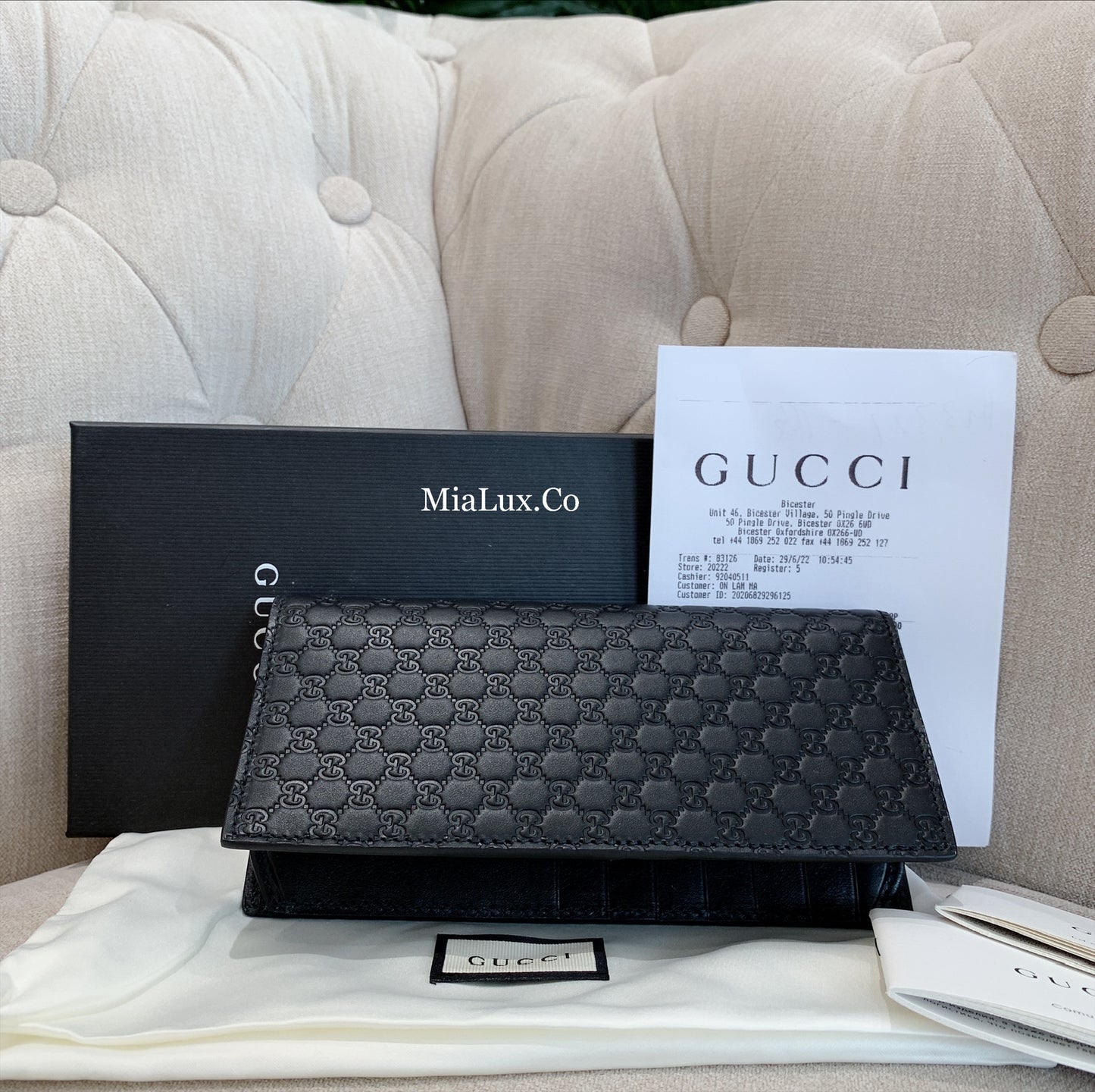 @Gucci Embossed Long Wallet 男生款壓紋對開長夾/P235