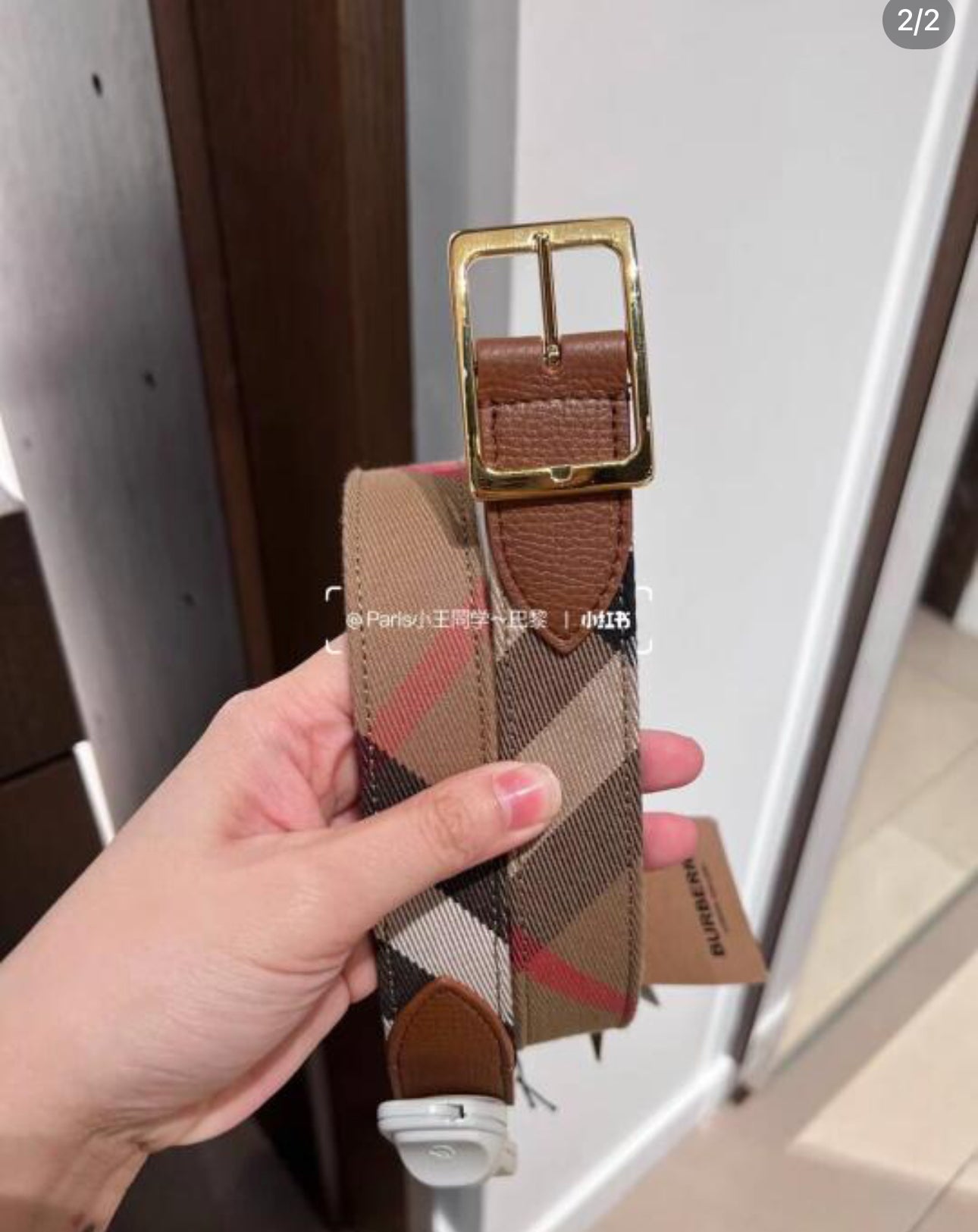 @Burberry▪️Reversible 3cm雙面皮帶/260P180 🔥折上七折🉐7170