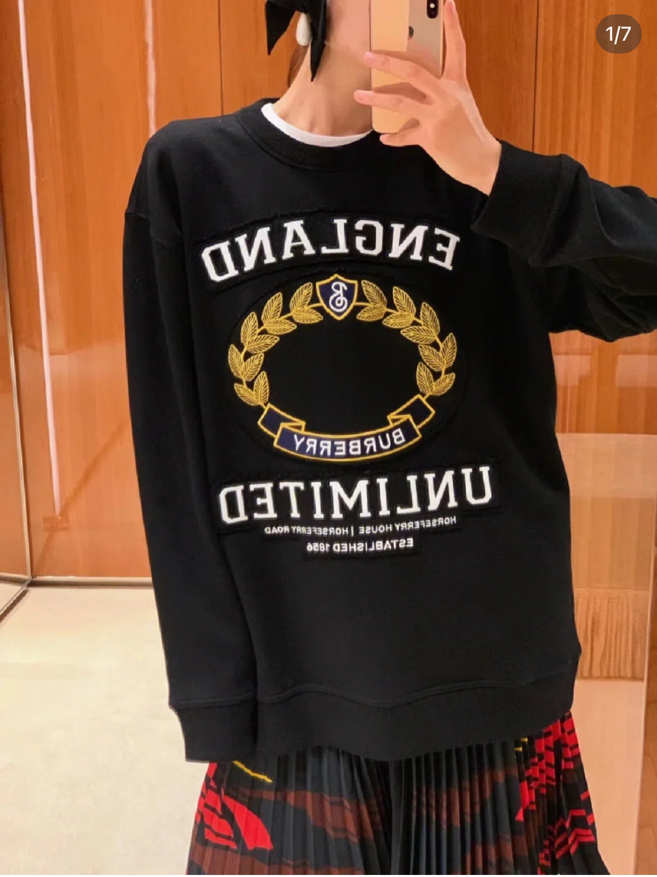 @Burberry Harper 女大學T上衣/720P139 🔥下殺🉐7760
