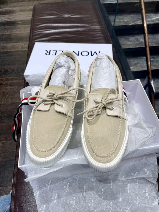 @Moncler Shoes 男款皮革平底鞋/455P145 🔔限時折🉐8030