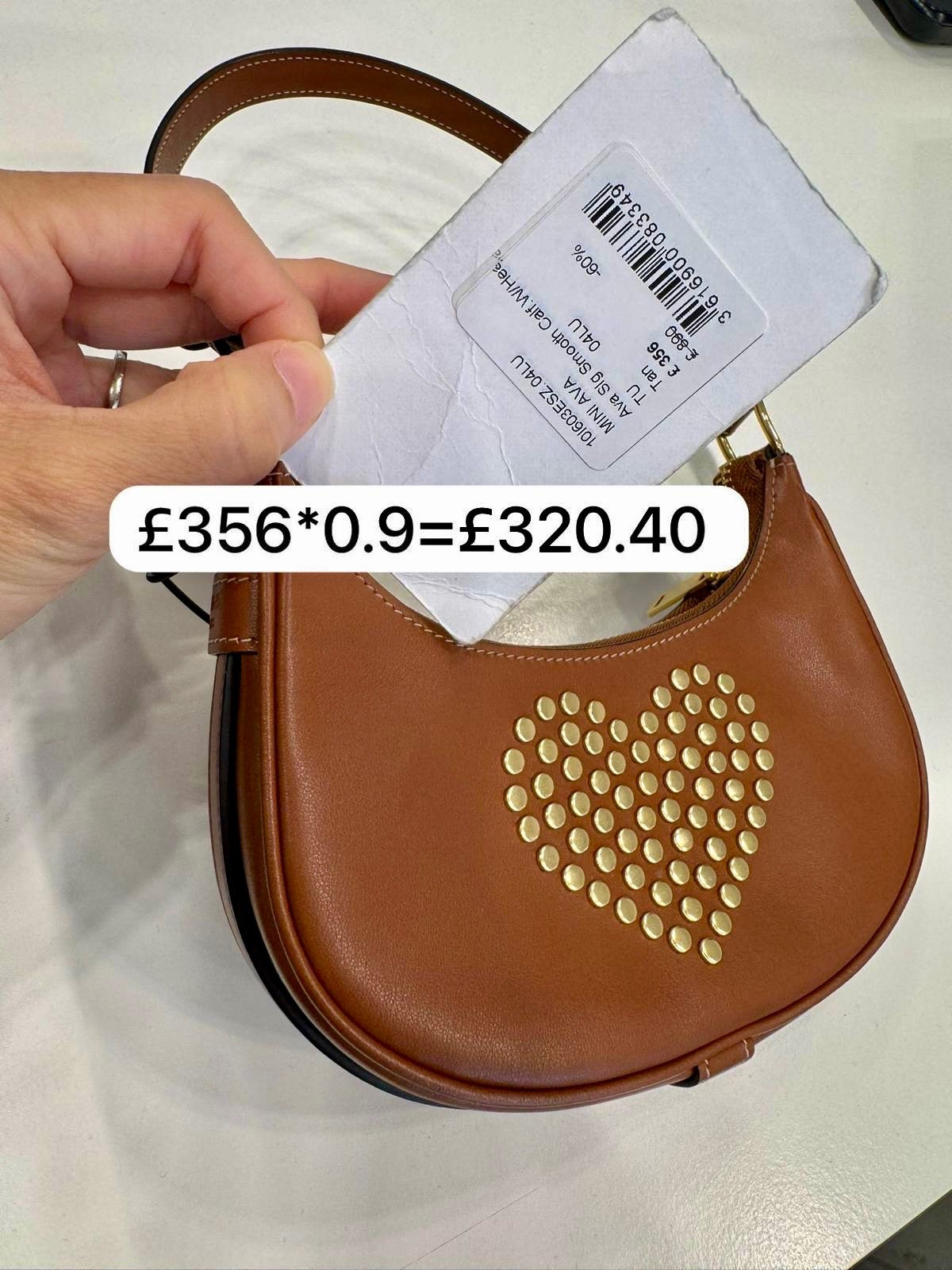 @Celine Outlet Ava Mini 愛心Hobo包/890P356 🔥折上九折🉐16540