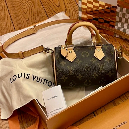 LV Nano Speedy 迷你波士頓包/1400✨🉐59800