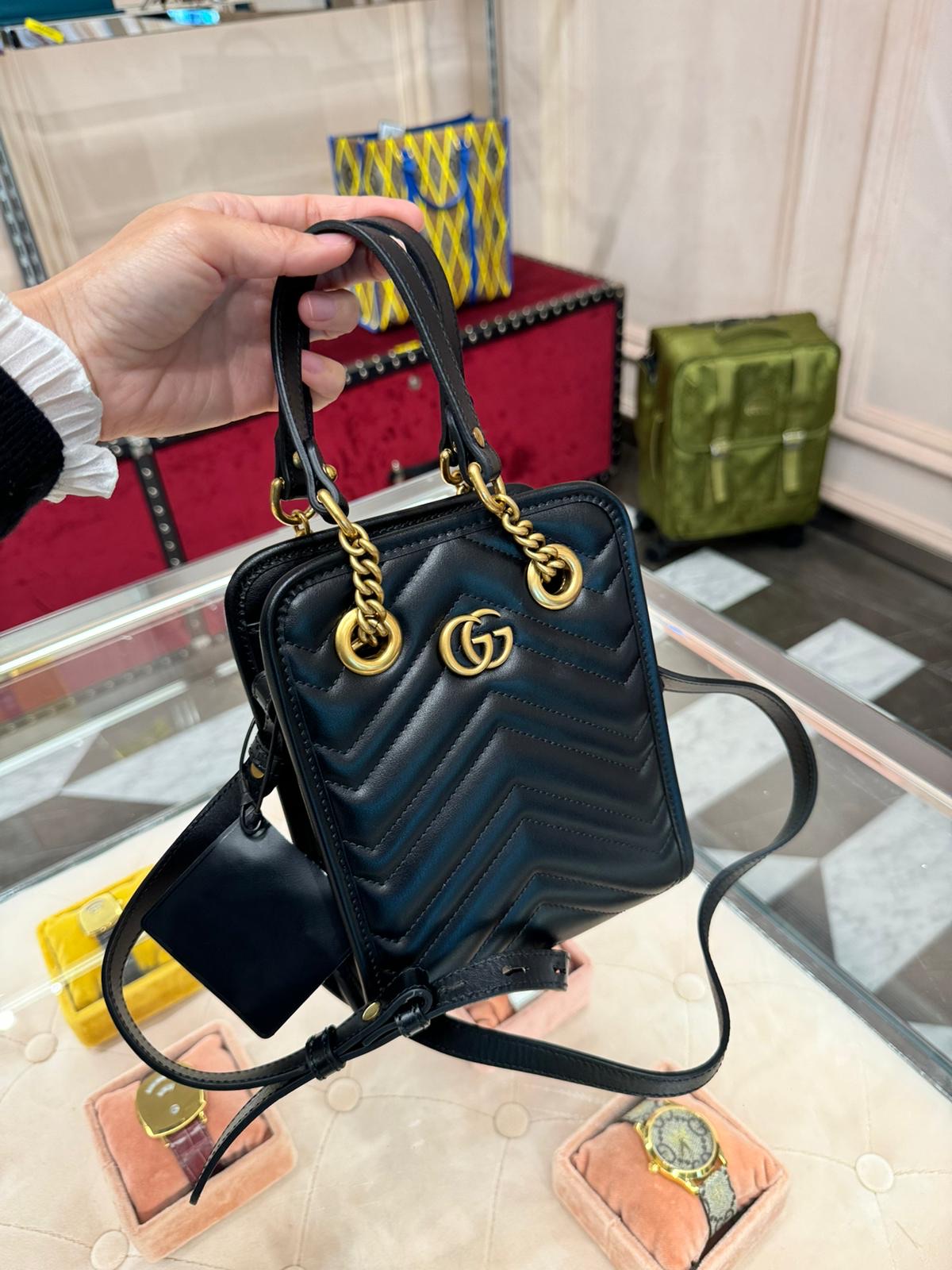 @Gucci GG 馬夢新款托特包/1410P705 🔔限時折🉐32530