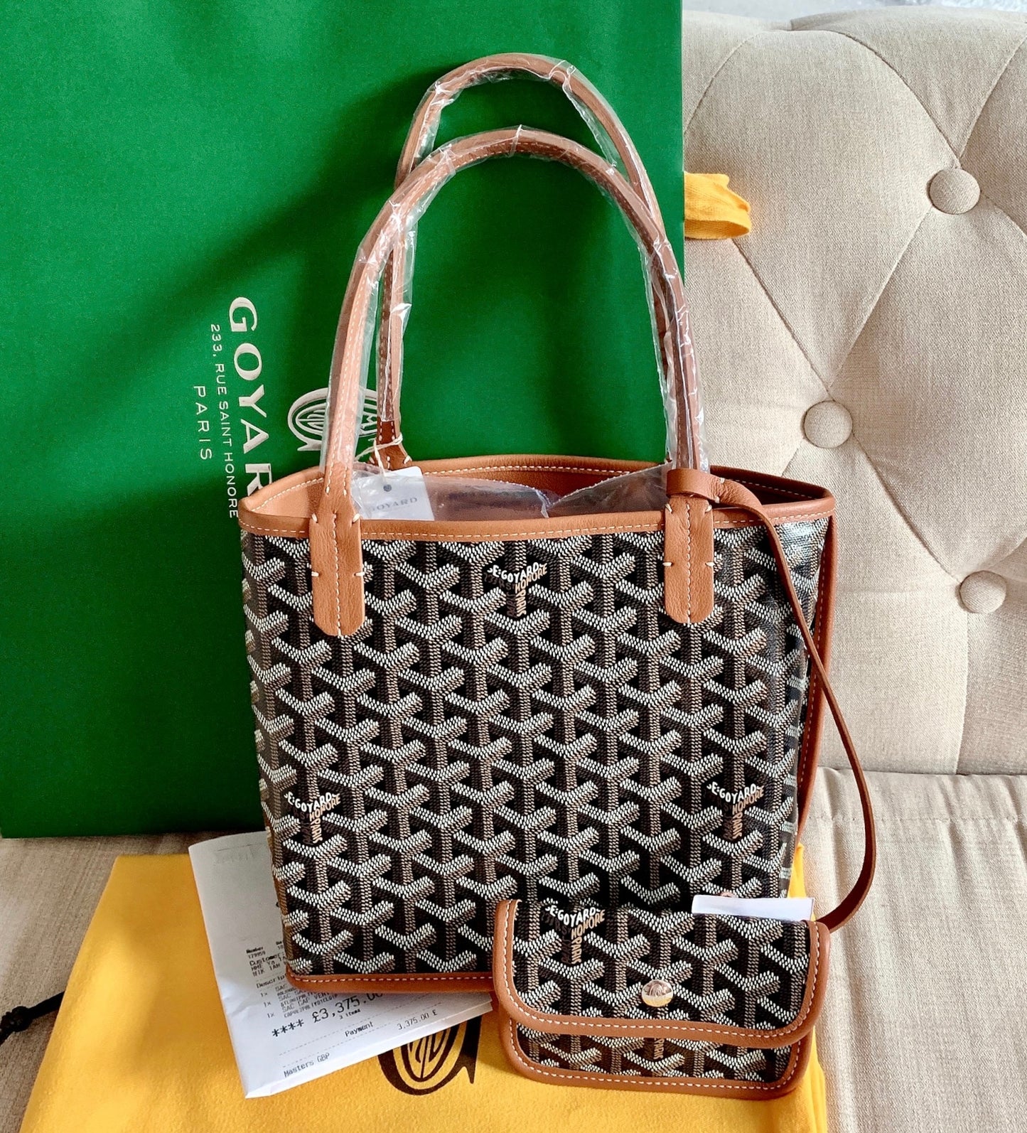 Goyard▪️Anjou Mini 雙面迷你托特/1800E2050 🍀🉐83000🇪🇺