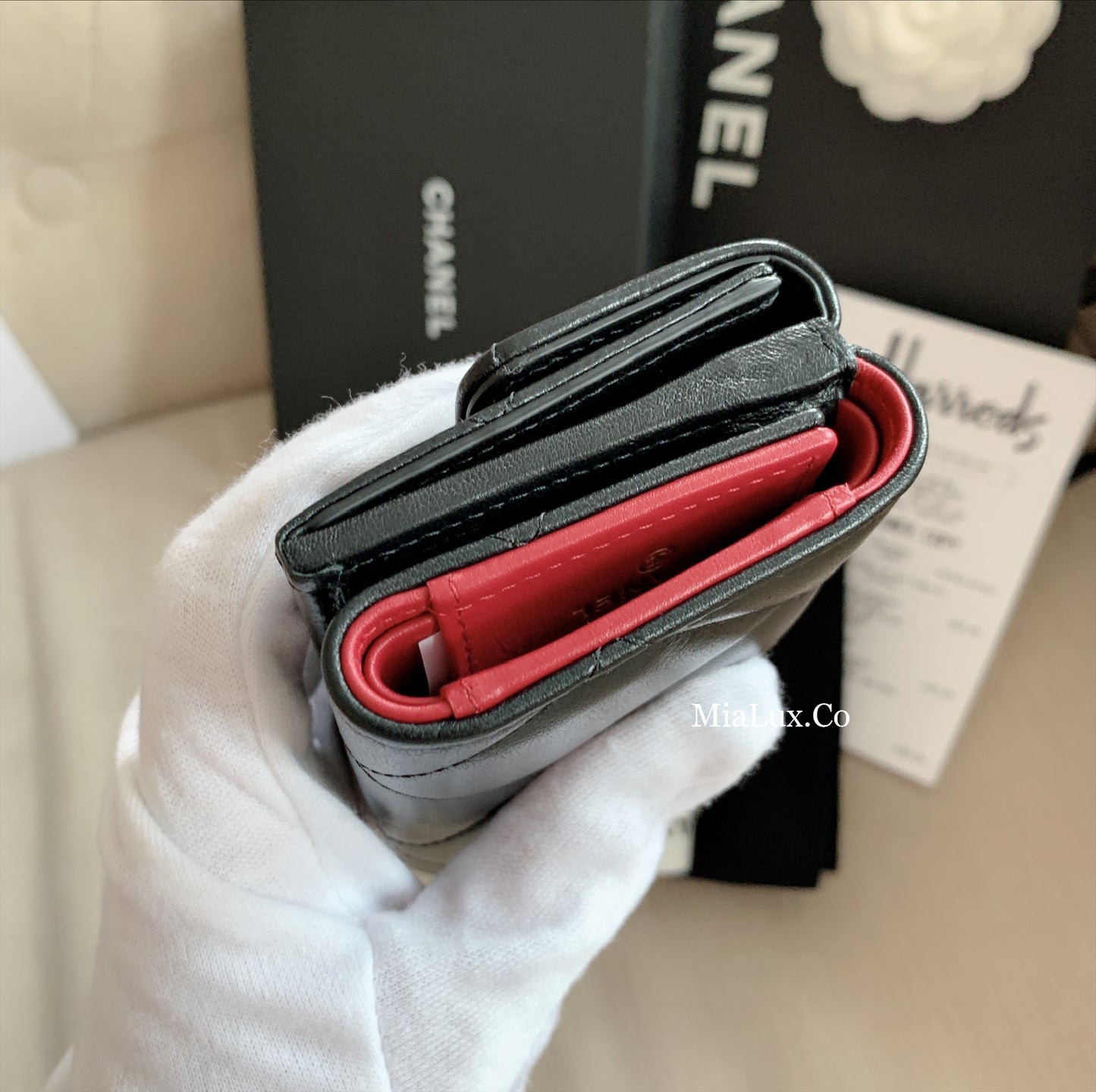 CHANEL▪️19 翻蓋雙層短夾 -